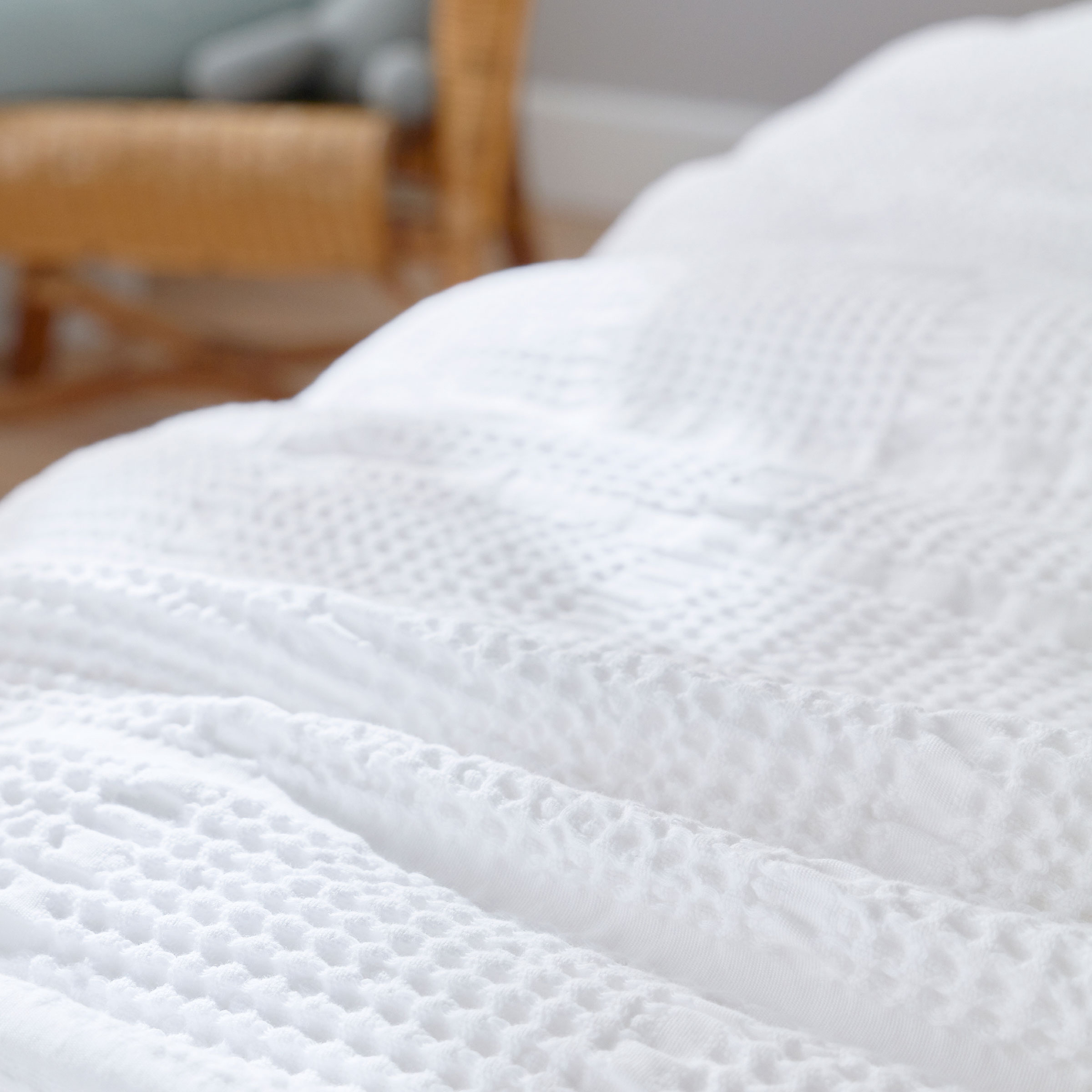 Essix Plaid Yogi Katoen Wit 130 x 170 cm