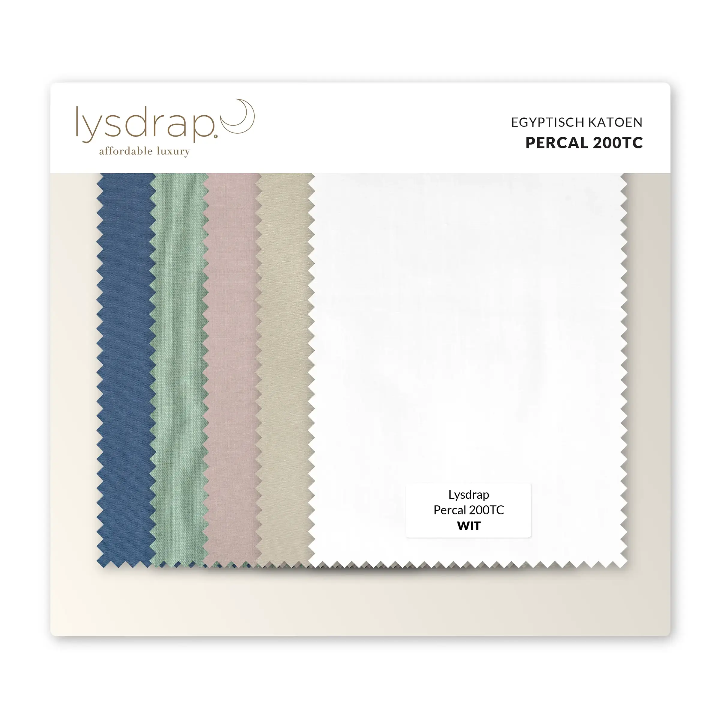 Lysdrap Kleurstalen Percal 200TC