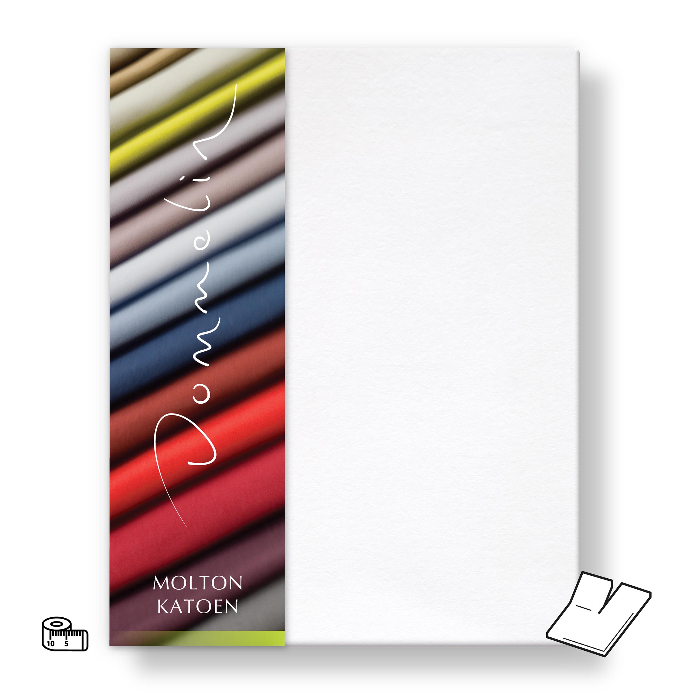 Dommelin Split Topper Hoeslaken op Maat Molton Katoen