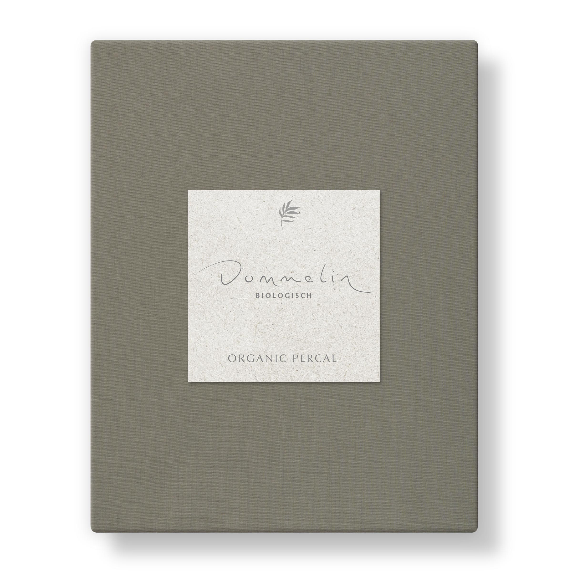 Dommelin Hoeslaken Hoge Hoek Organic Percal 200TC Boomschors  