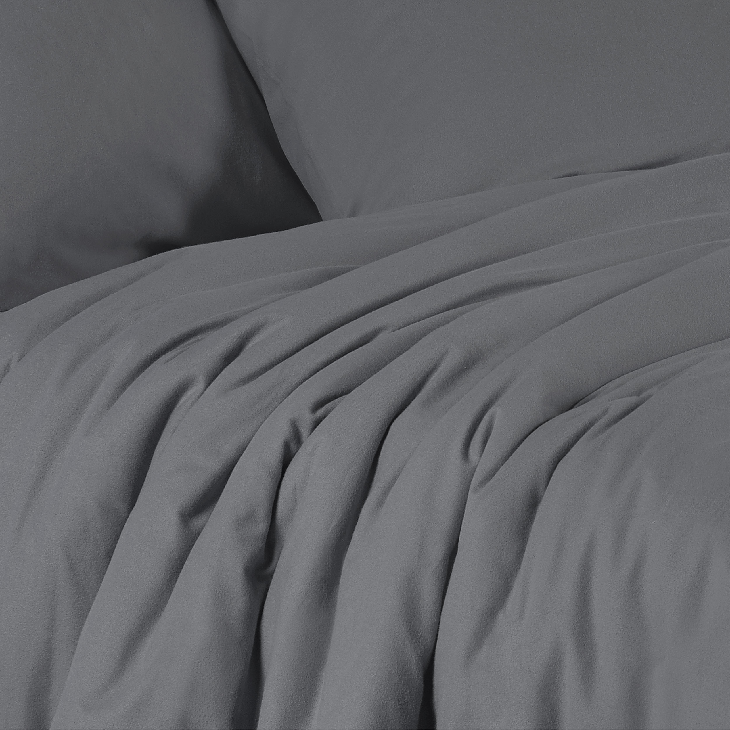 Dommelin Dekbedovertrek Set Flanel Olifantgrijs