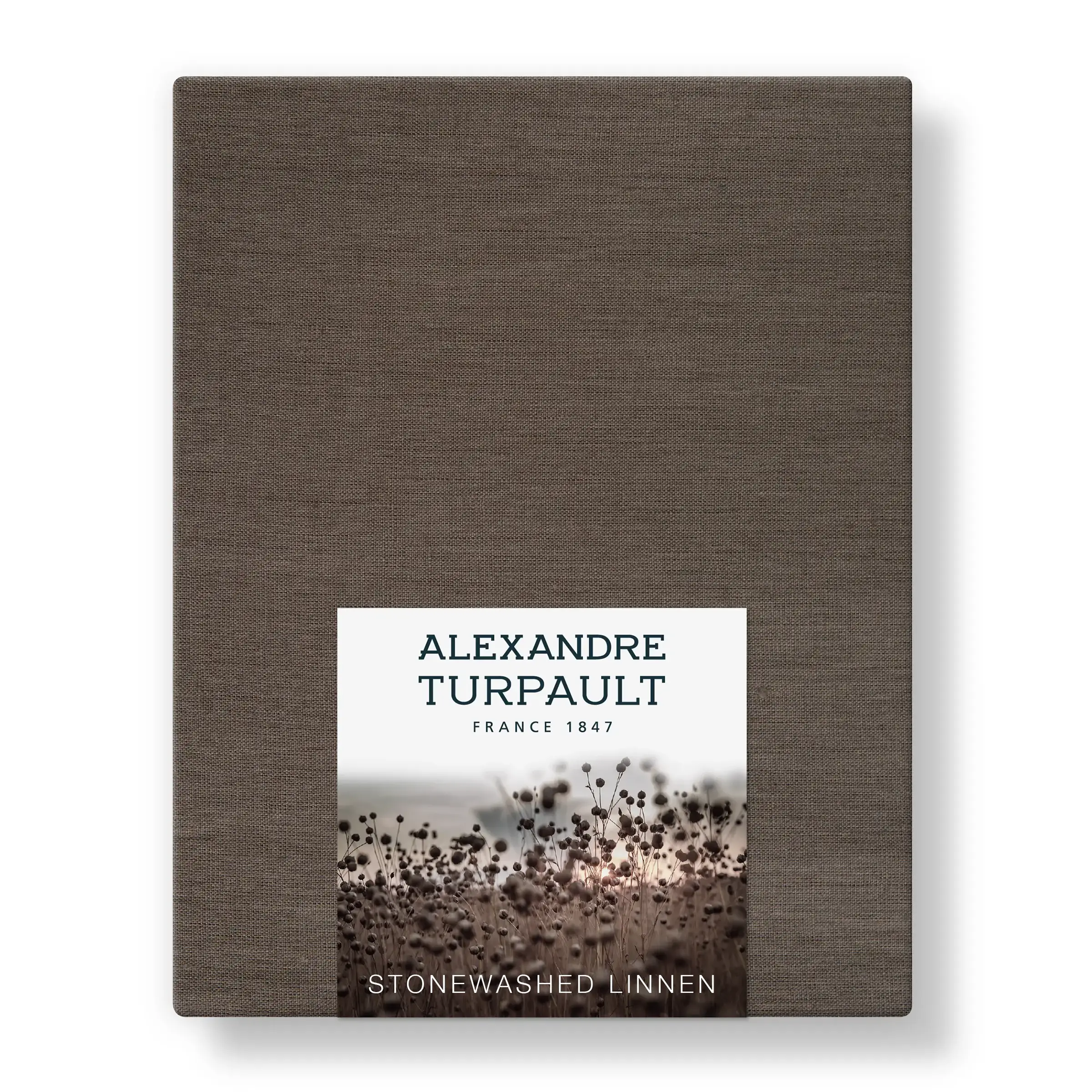 Alexandre Turpault Hoeslaken Hoge Hoek Nouvelle Vague Stonewashed Linnen Reed Brown