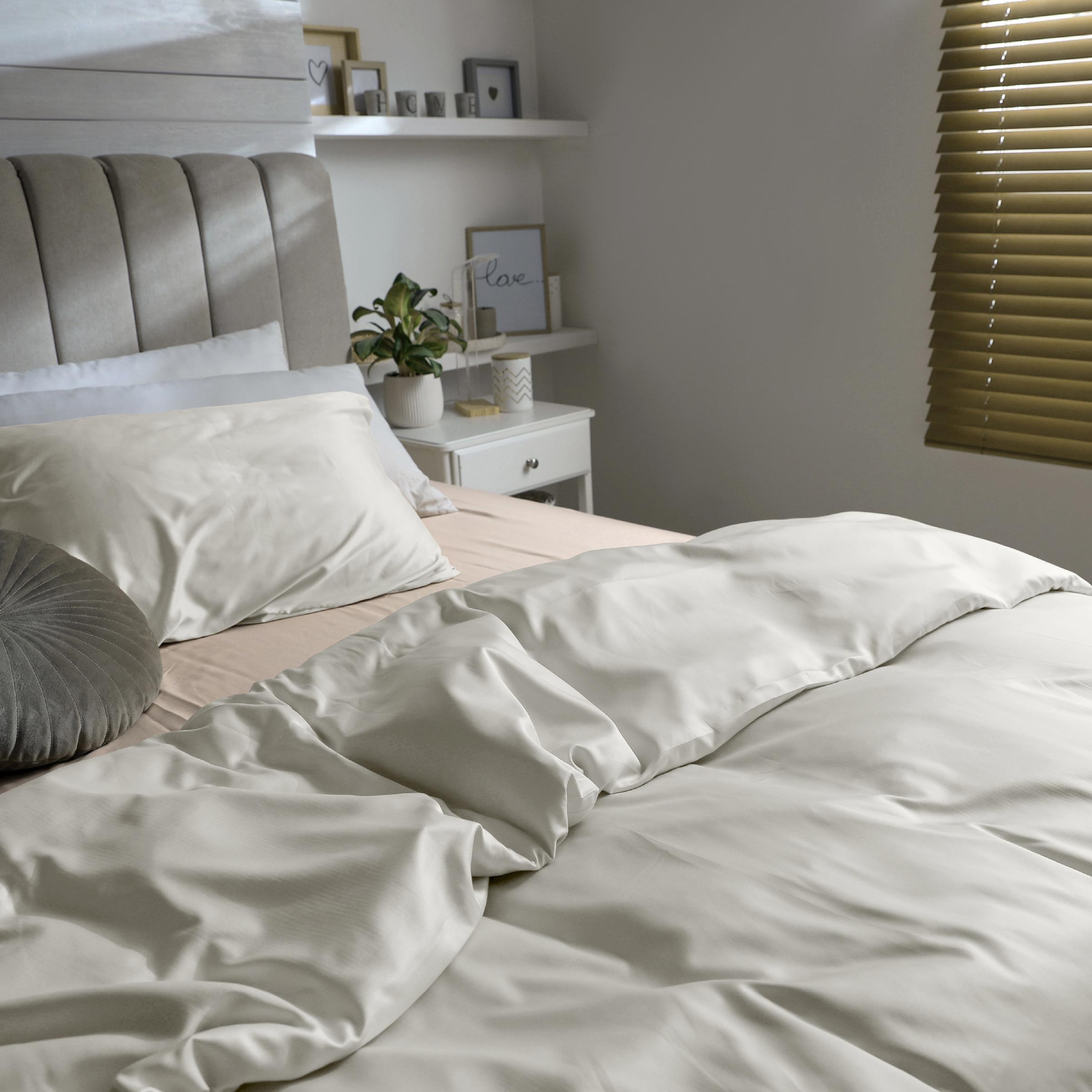 Dommelin Dekbedovertrek Set Satijn 300TC Schelp