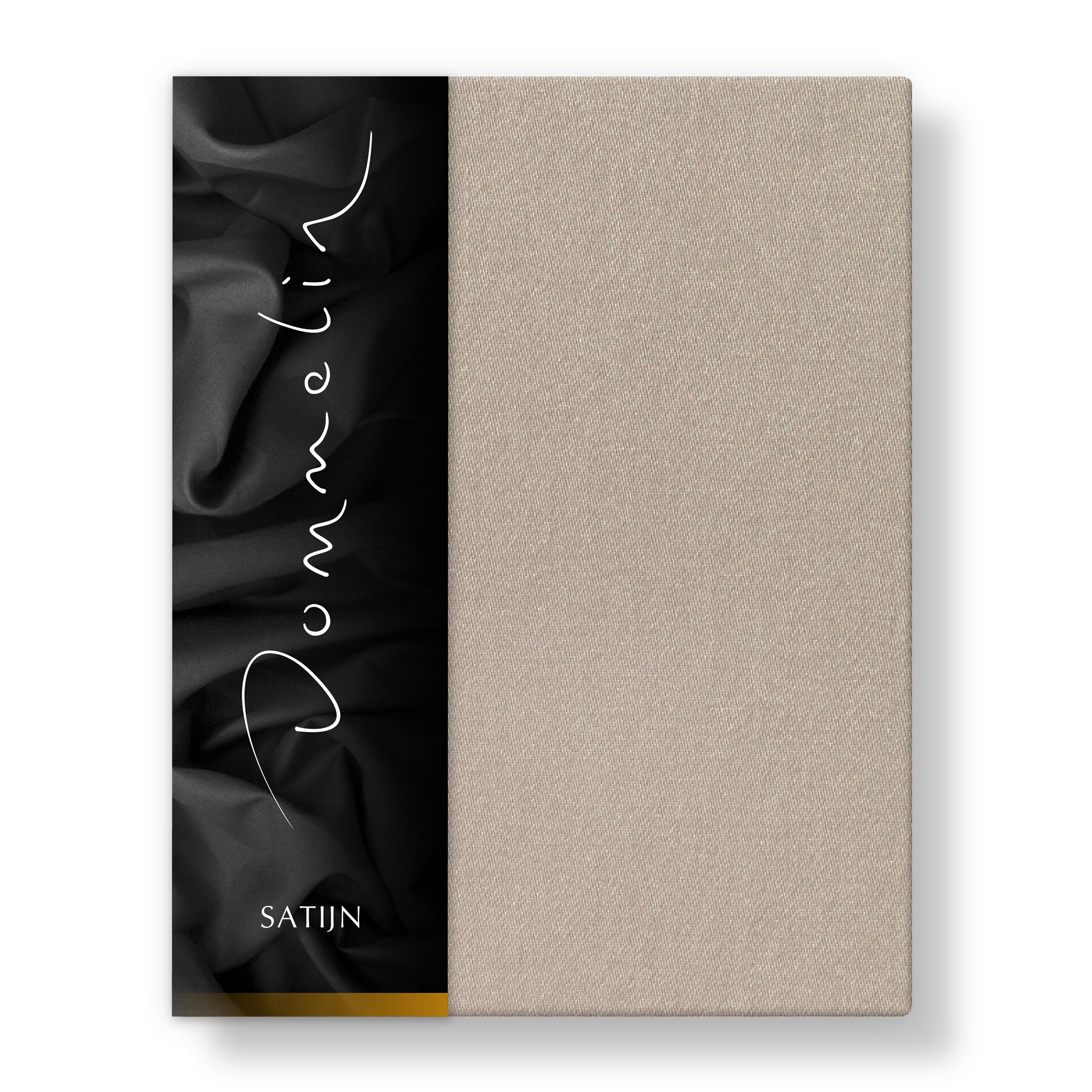 Dommelin Hoeslaken Satijn 300TC Kaki