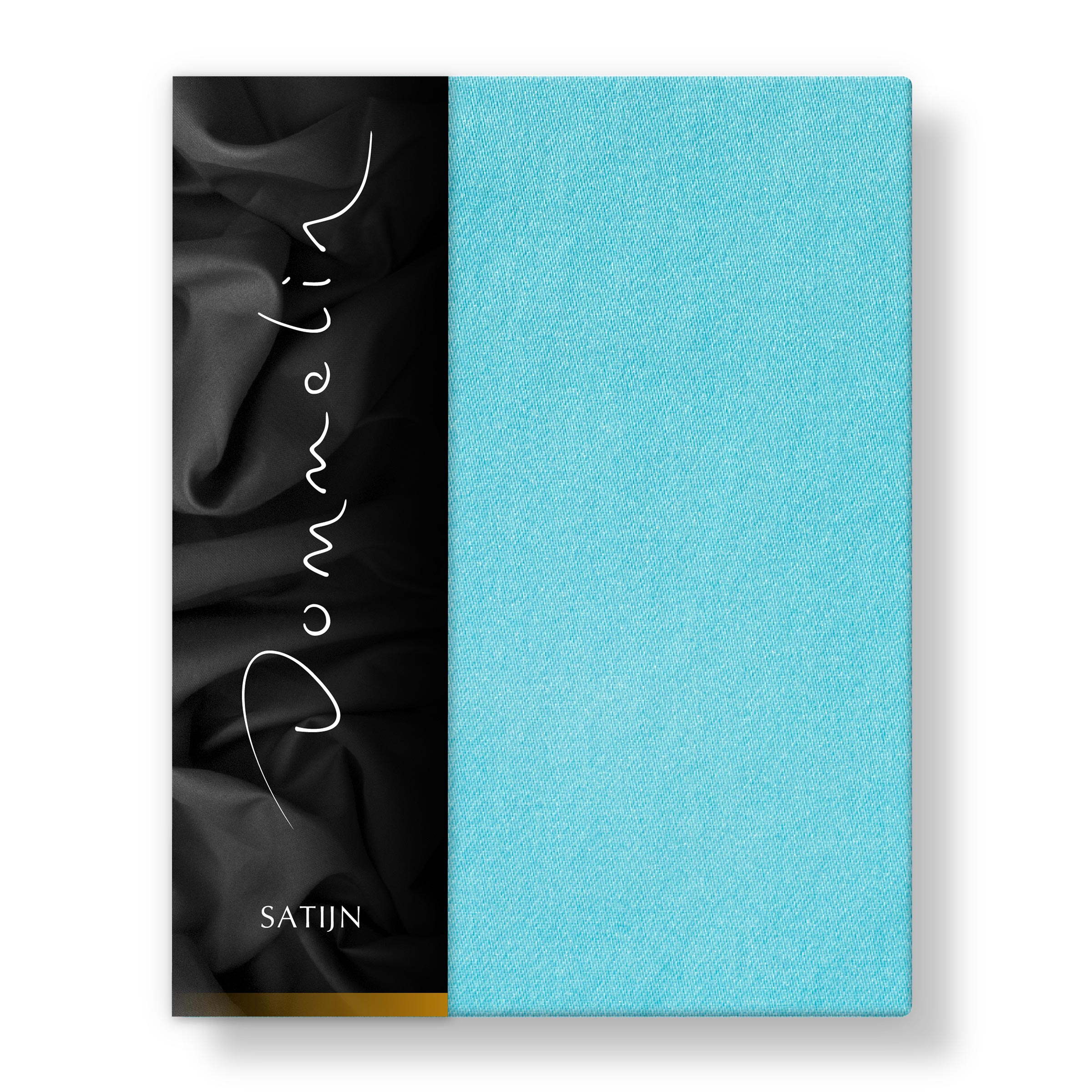 Dommelin Hoeslaken Satijn 300TC Aquamarijn