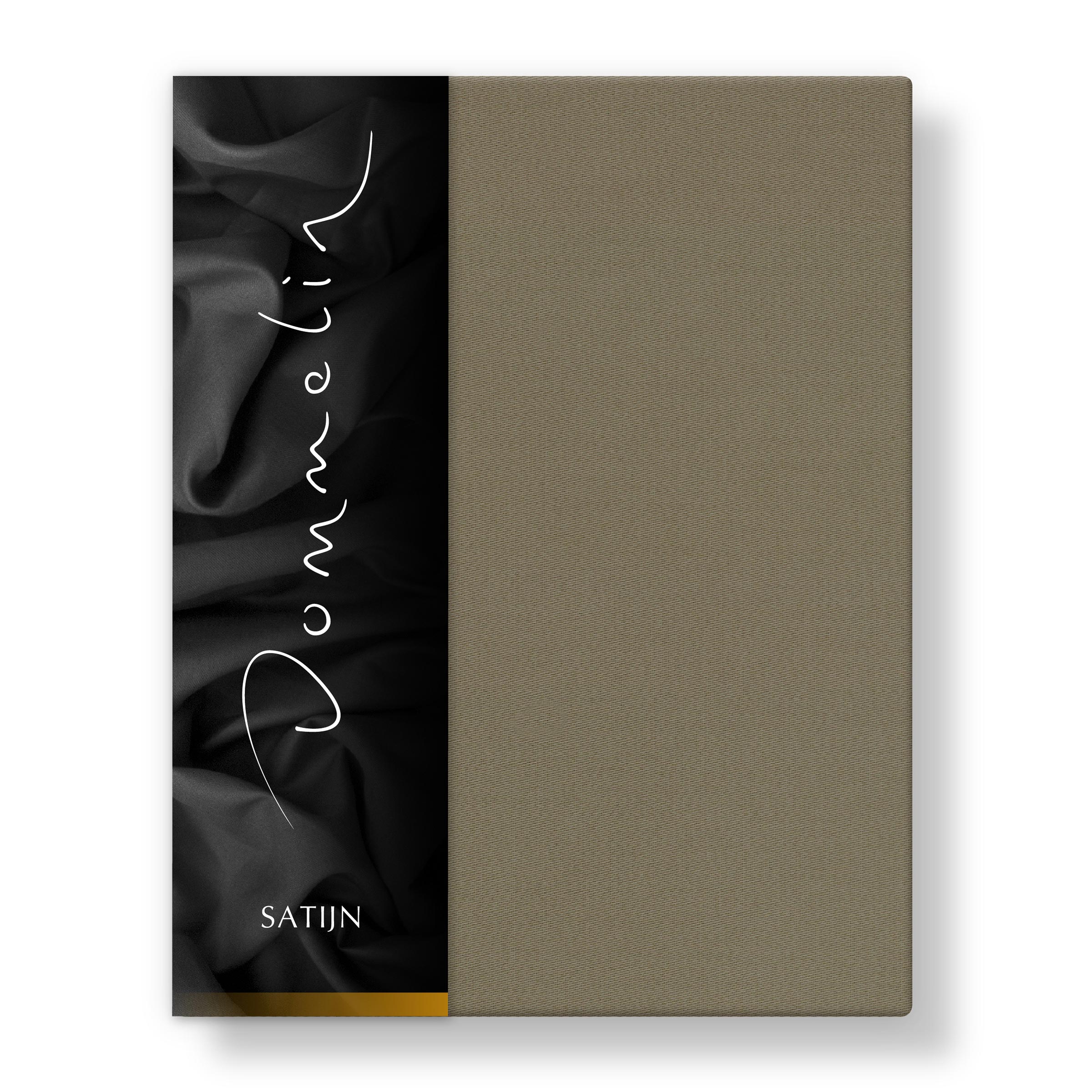 Dommelin Split Hoeslaken Satijn 300TC Taupe