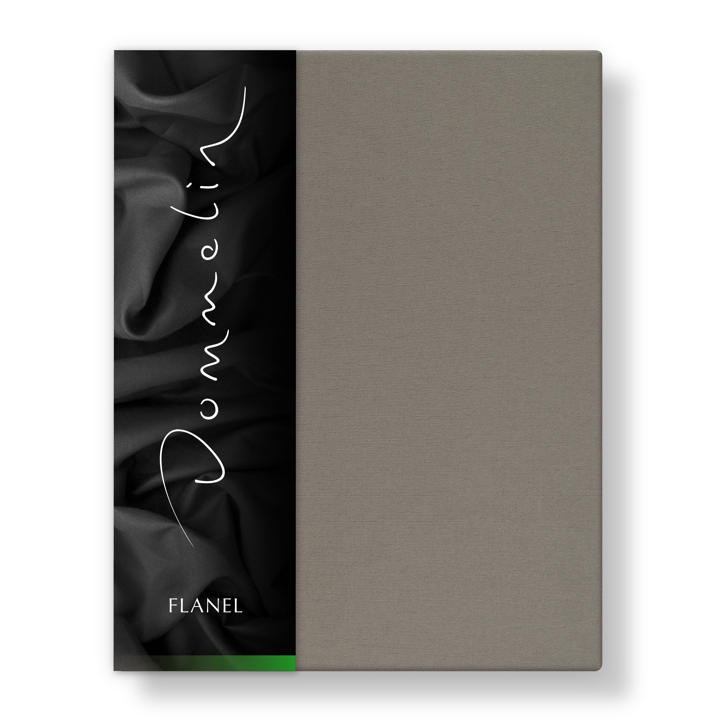 Dommelin Dubbel Split Hoeslaken Flanel Taupe