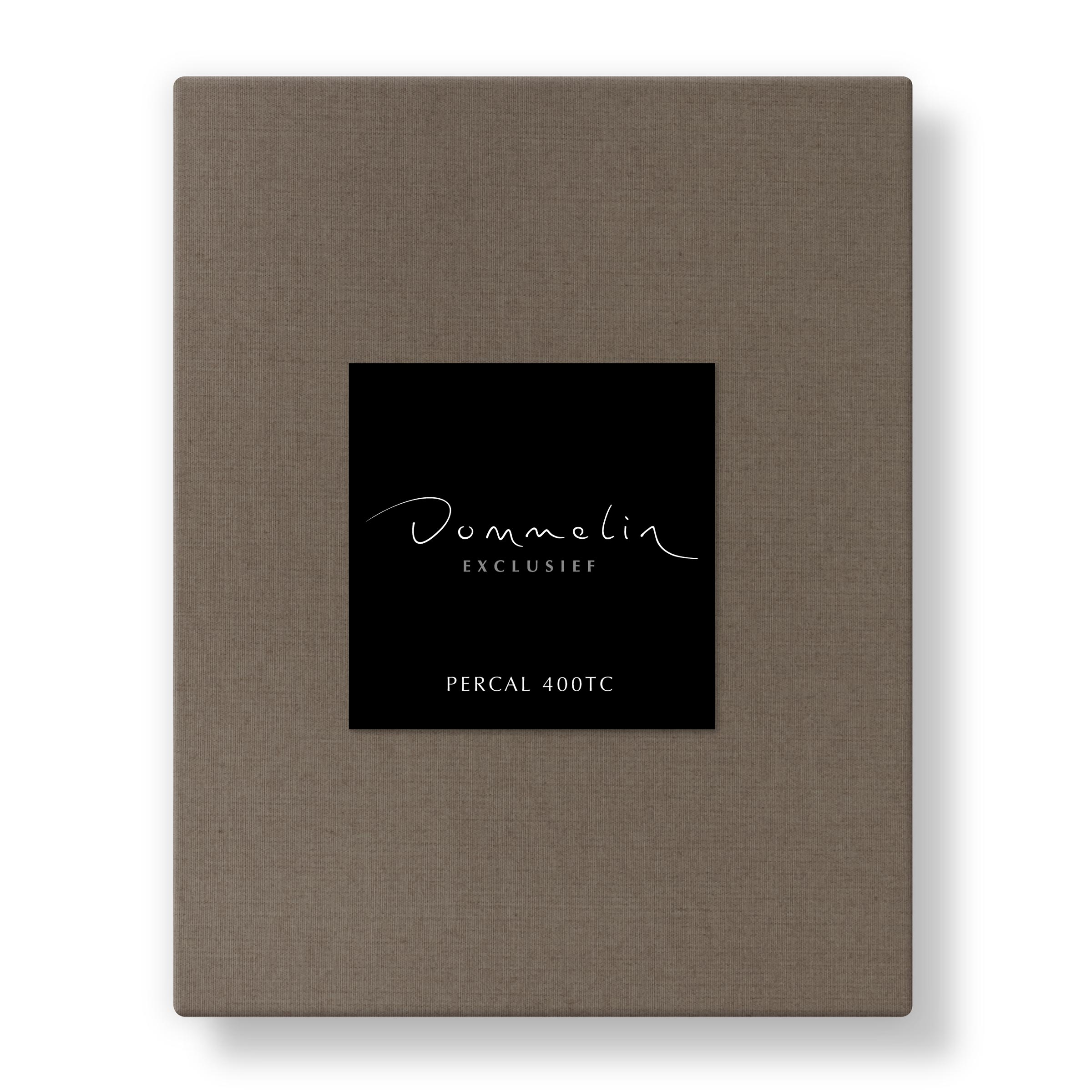 Dommelin Topper Hoeslaken Percal 400TC Truffel