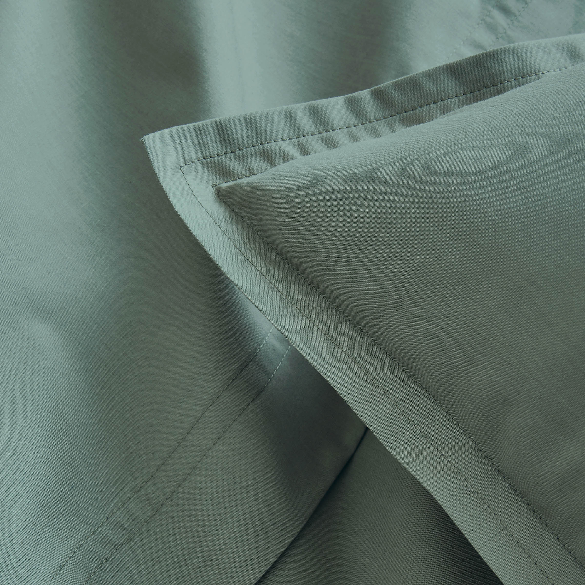 Essix Kussensloop Premiere Percal 200TC Agave