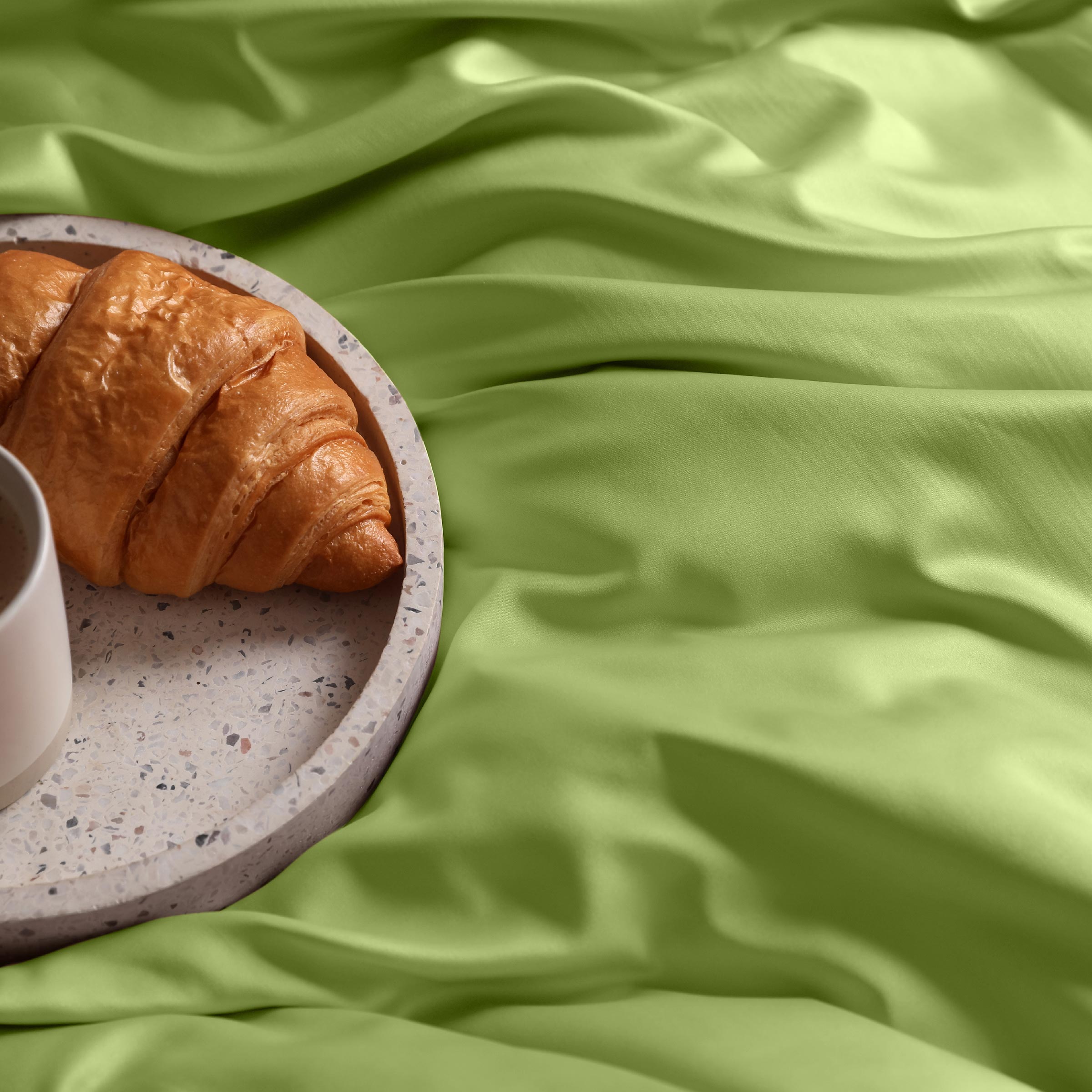 Dommelin Dekbedovertrek Set Satijn 300TC Groen