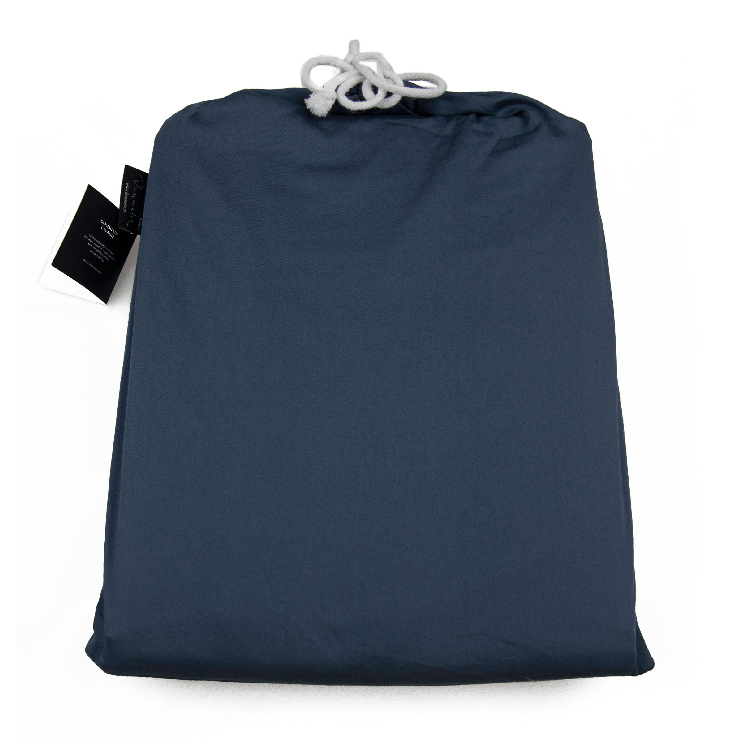 Dommelin Dekbedovertrekset Lavado Stonewashed Satijn 300TC Nachtblauw