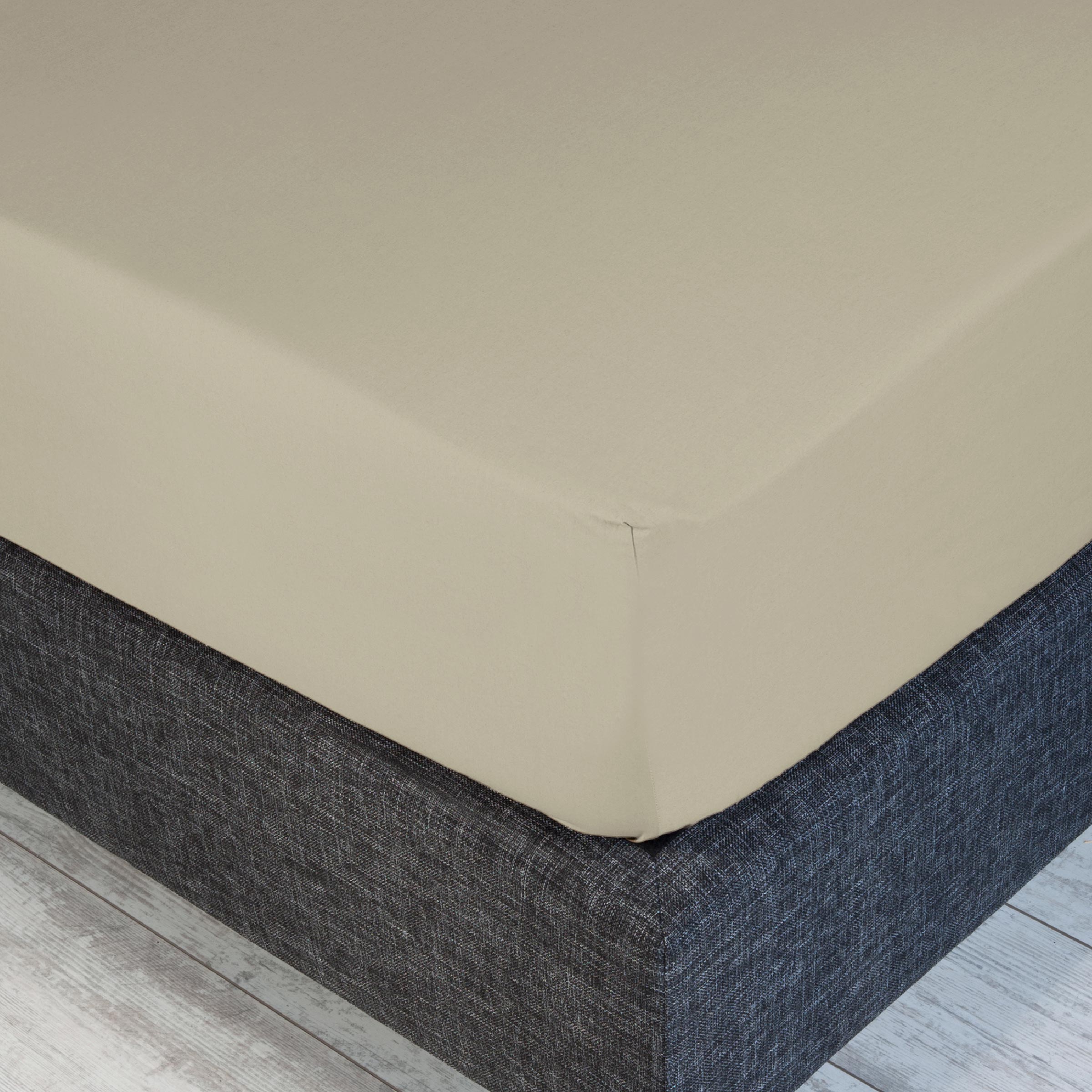 Dommelin Split Hoeslaken Percal 200TC Camel