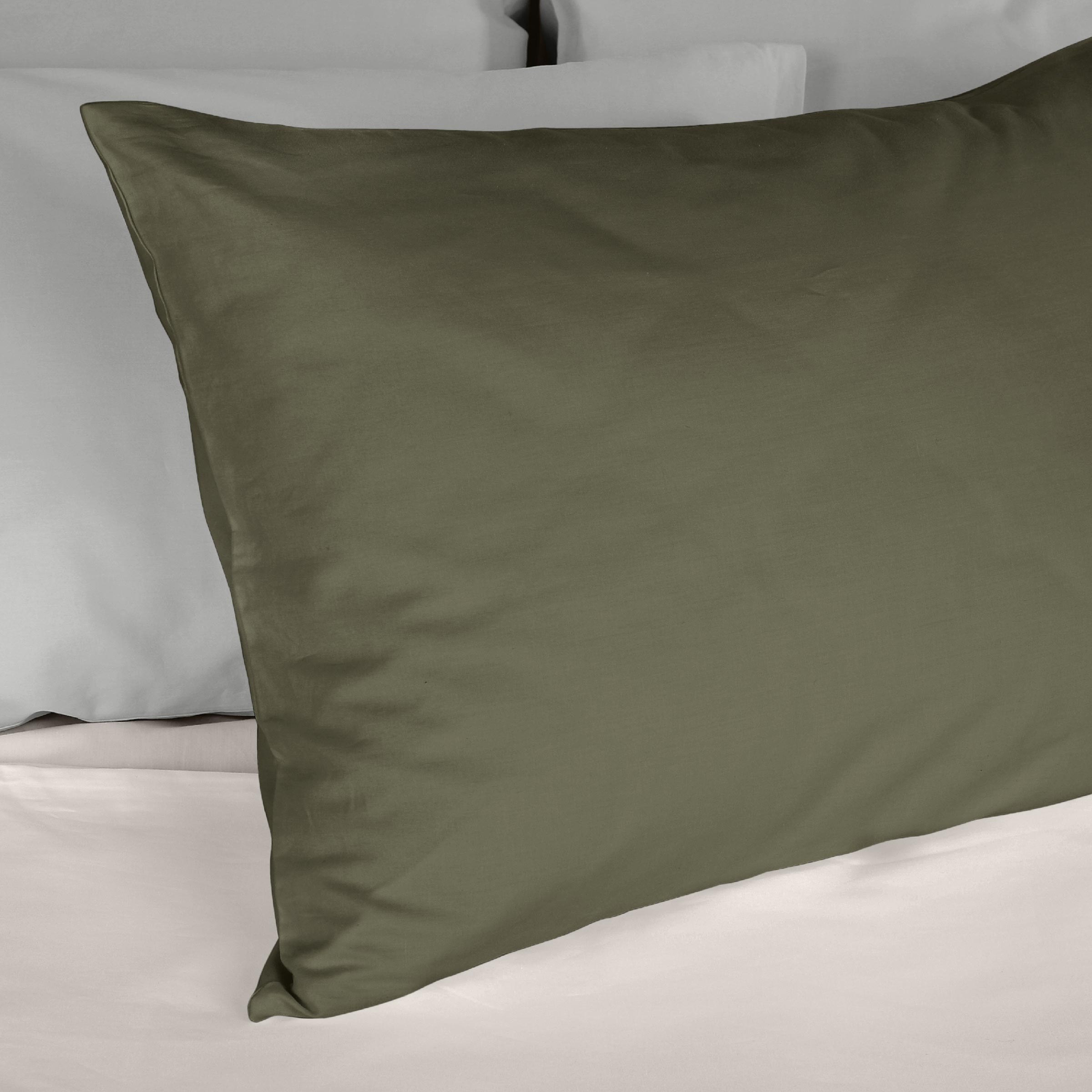 Dommelin Kussensloop Satijn 300TC Olijf