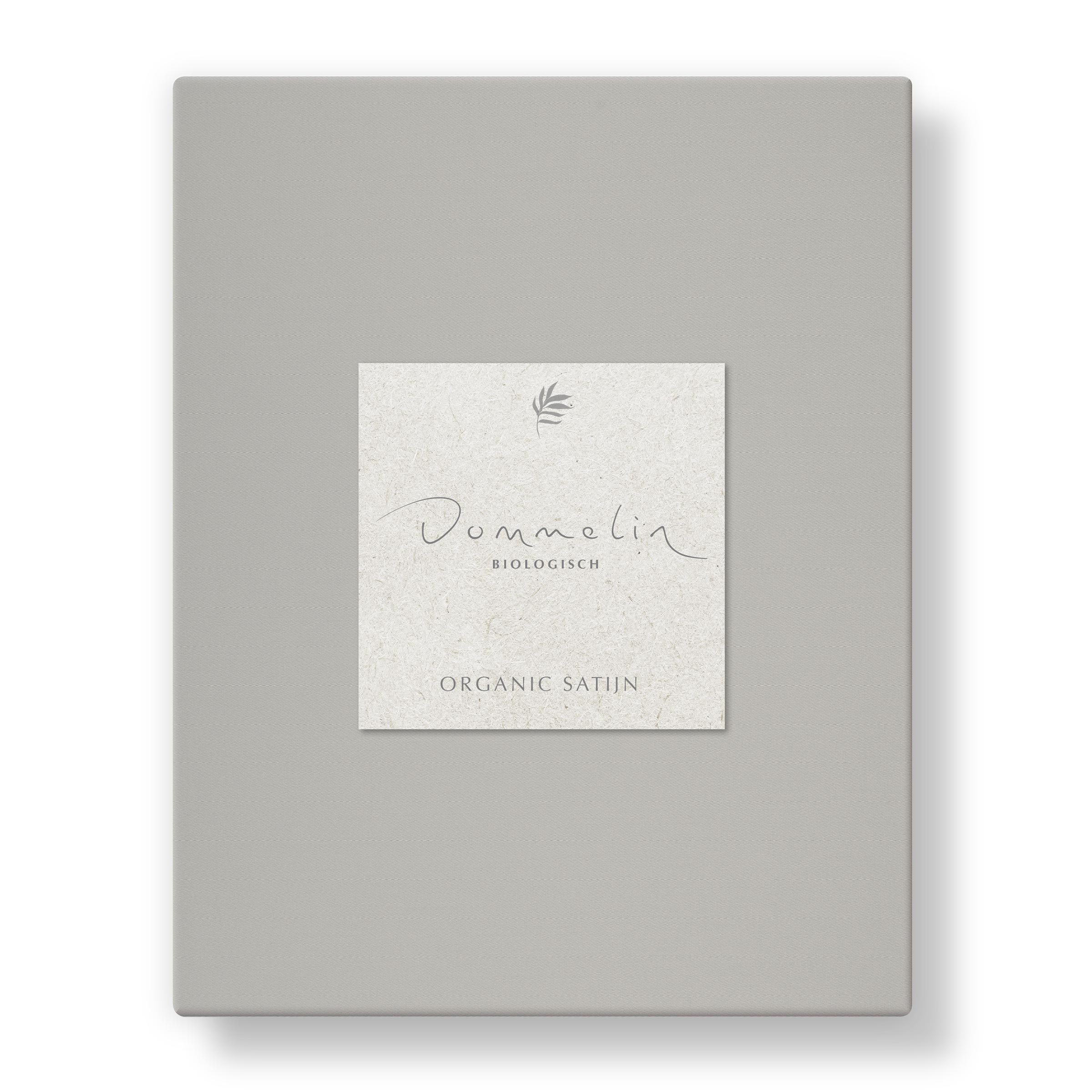 Dommelin Hoeslaken Hoge Hoek Organic Satijn 300TC Platinum