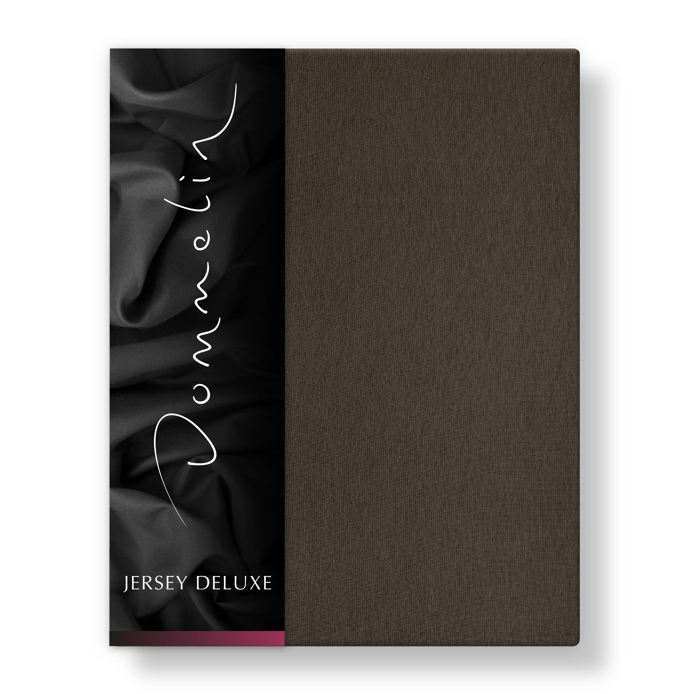 Dommelin Topper Hoeslaken Jersey Deluxe Bruin