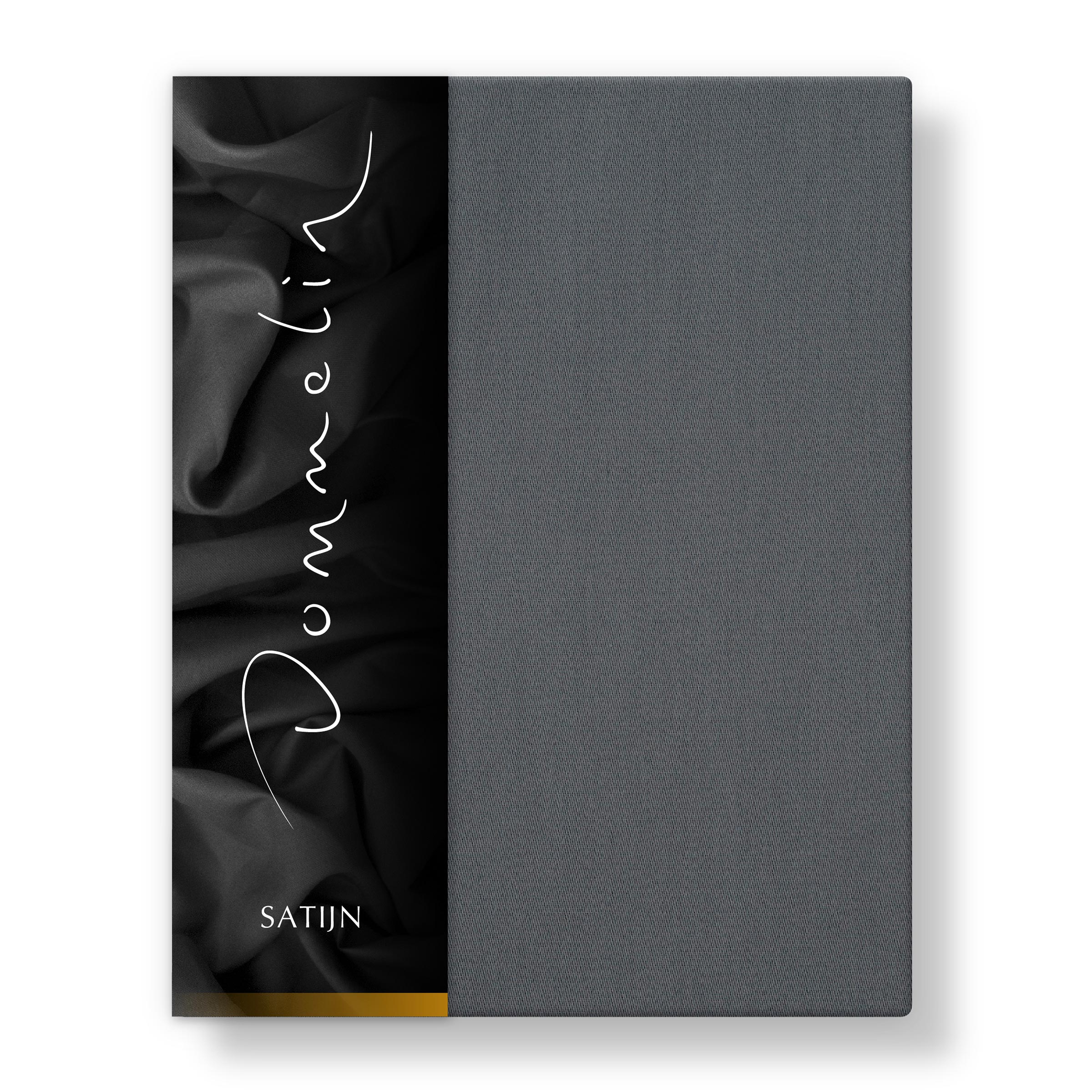 Dommelin Hoeslaken Satijn 300TC Olifantgrijs