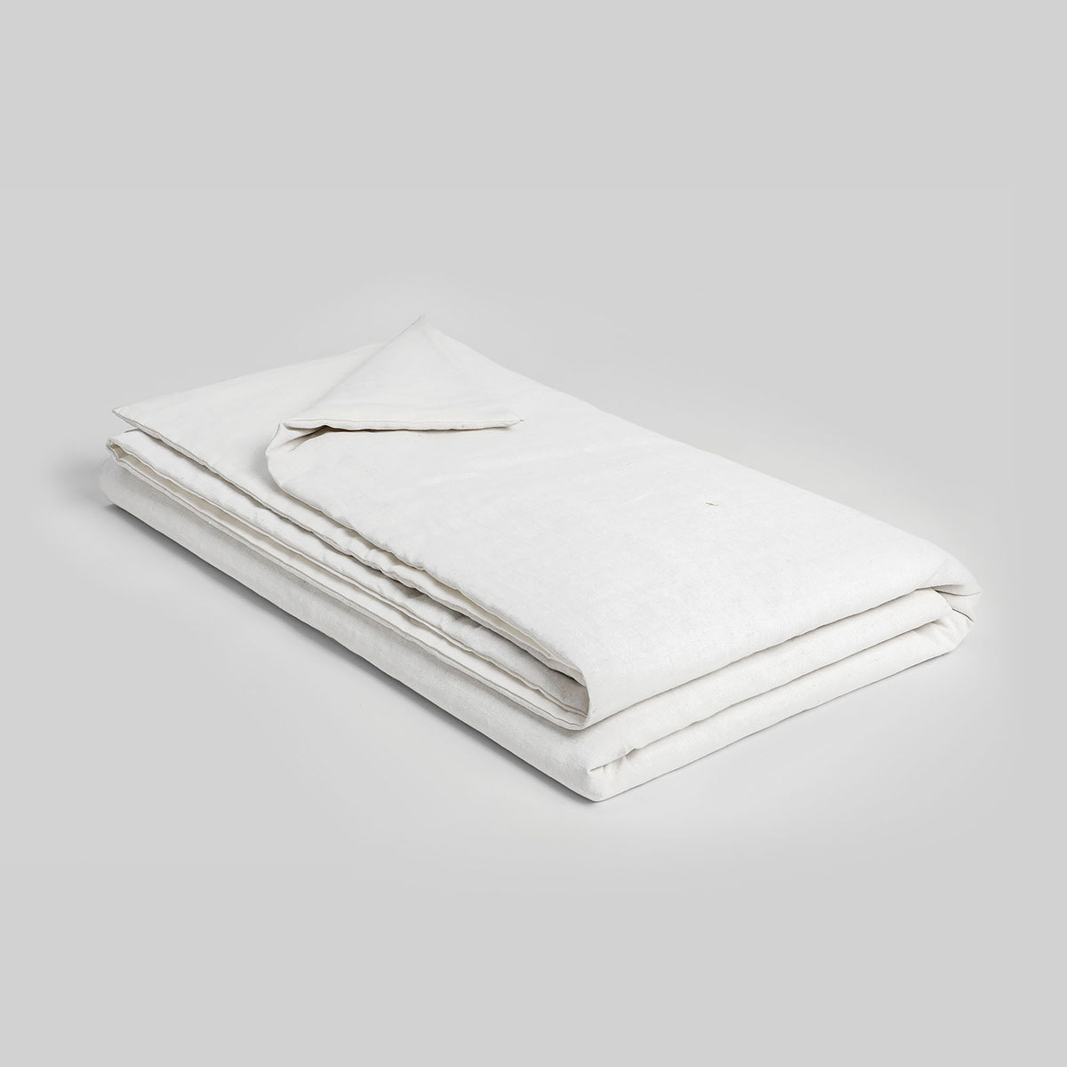 Mrs.Me Bedeind Sprei Canvas Linnen Chalk White 135 x 300 cm