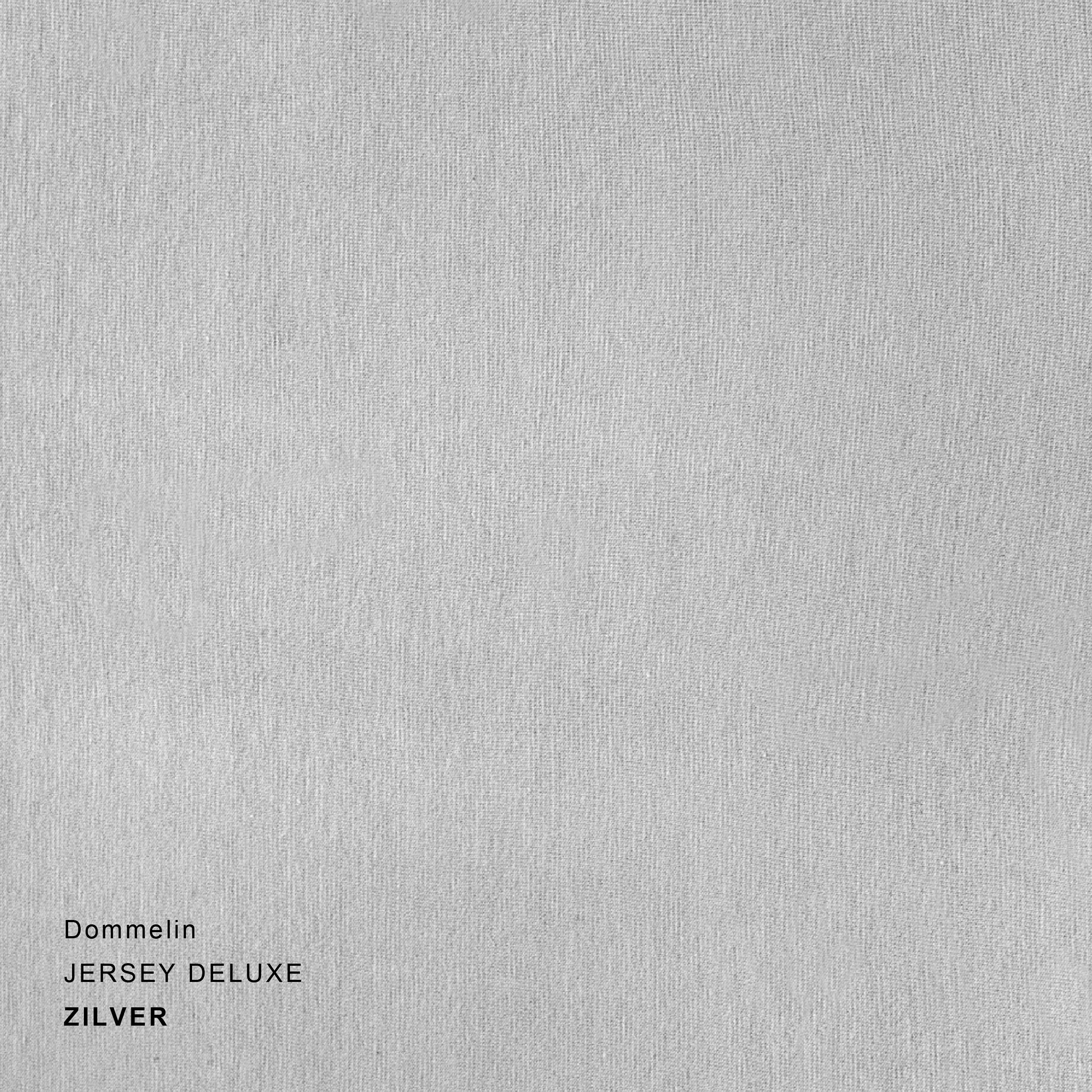 Dommelin Hoeslaken Jersey Deluxe Zilver