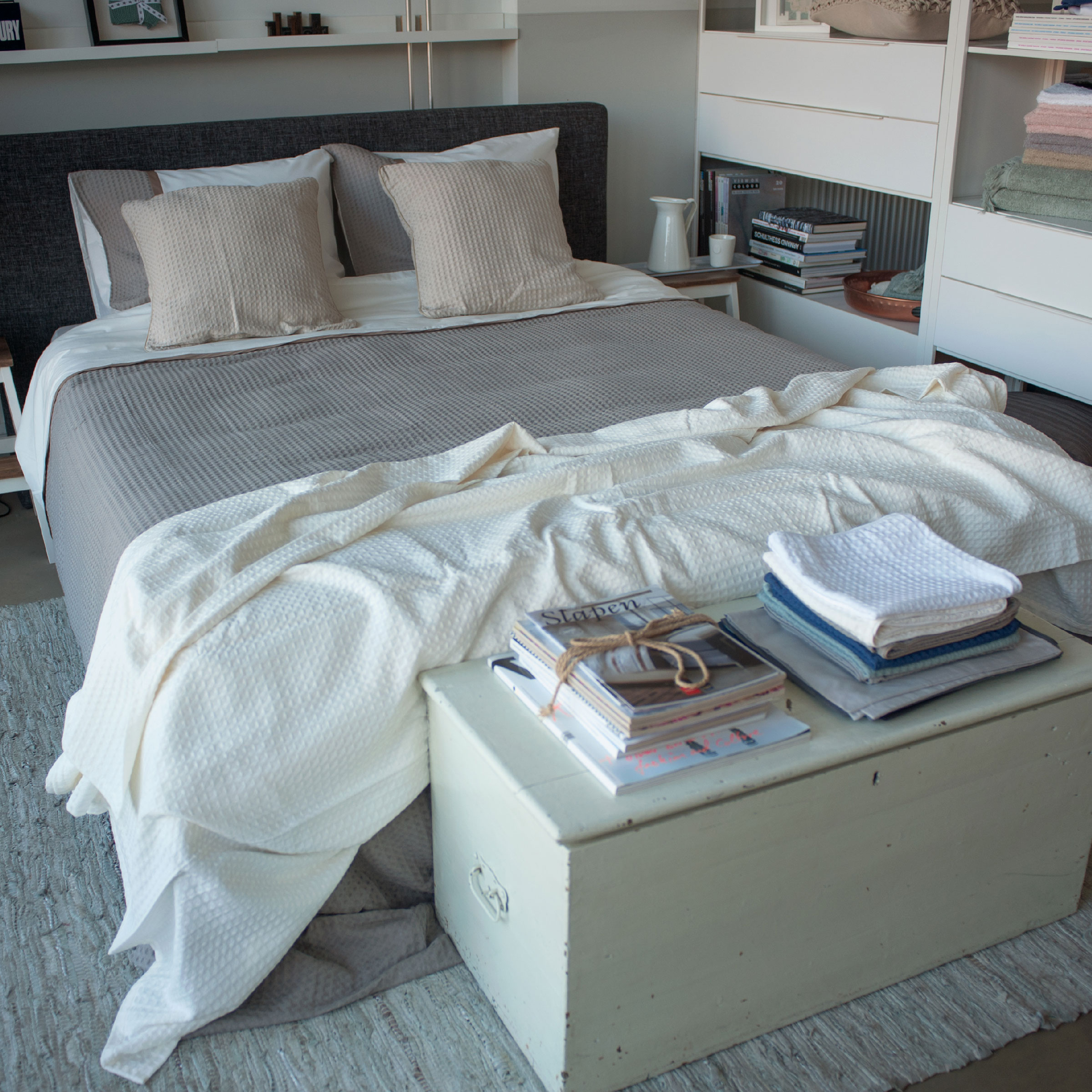 Dommelin Sierkussenhoes Bari Katoen Kaki