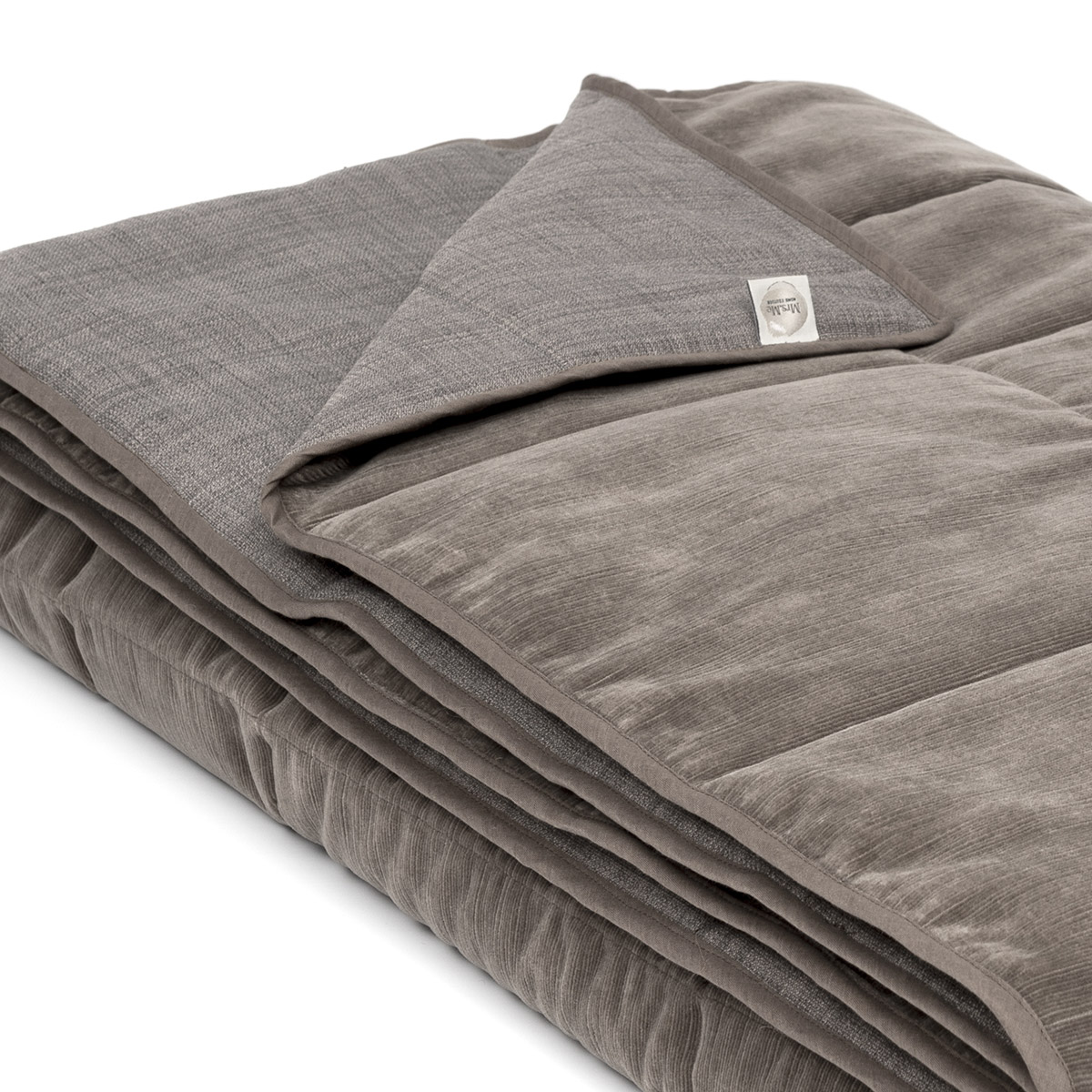 Mrs.Me Bedeind Sprei Hero Velours Taupe 140 x 300 cm