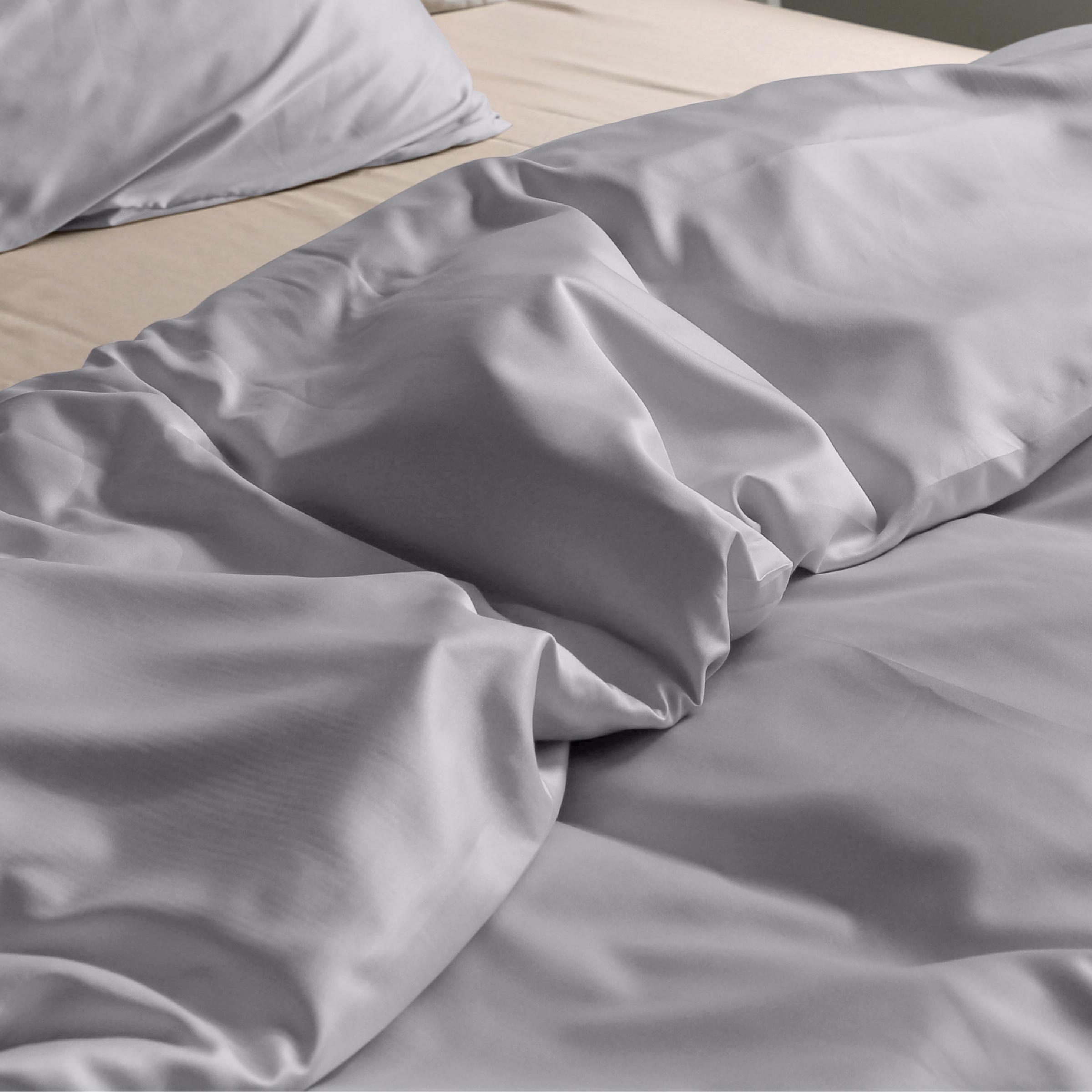 Dommelin Dekbedovertrek Set Satijn 300TC Muisgrijs