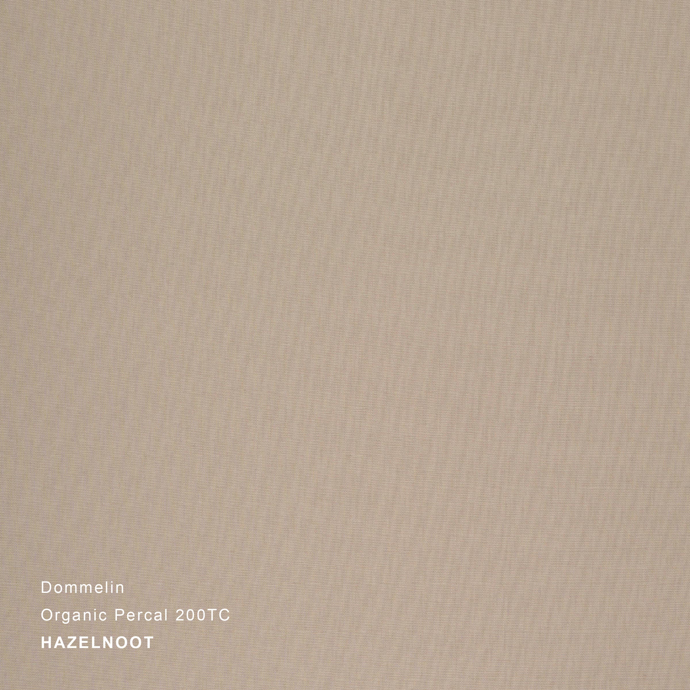 Dommelin Kussensloop Organic Percal 200TC Hazelnoot