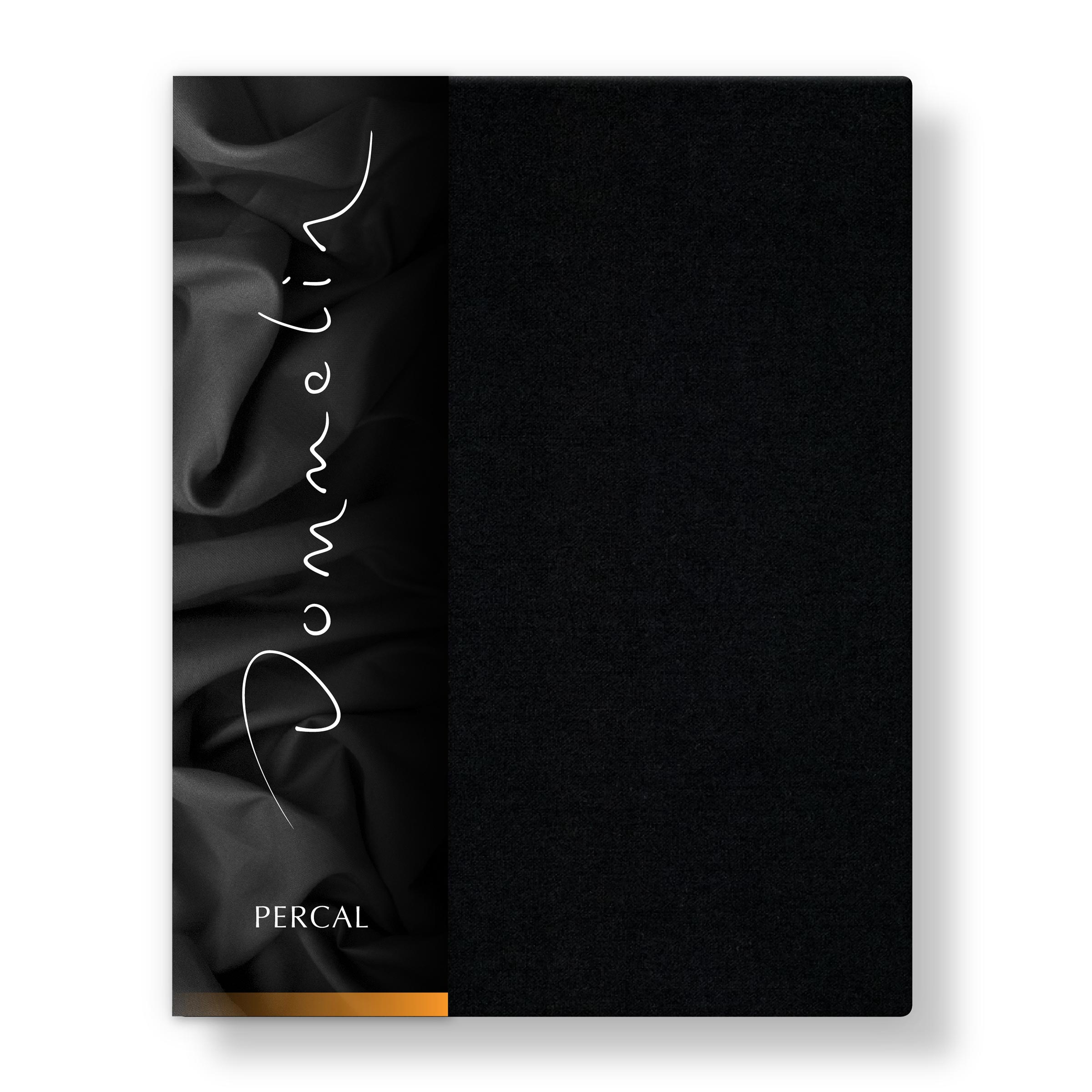 Dommelin Split Hoeslaken Percal 200TC Zwart