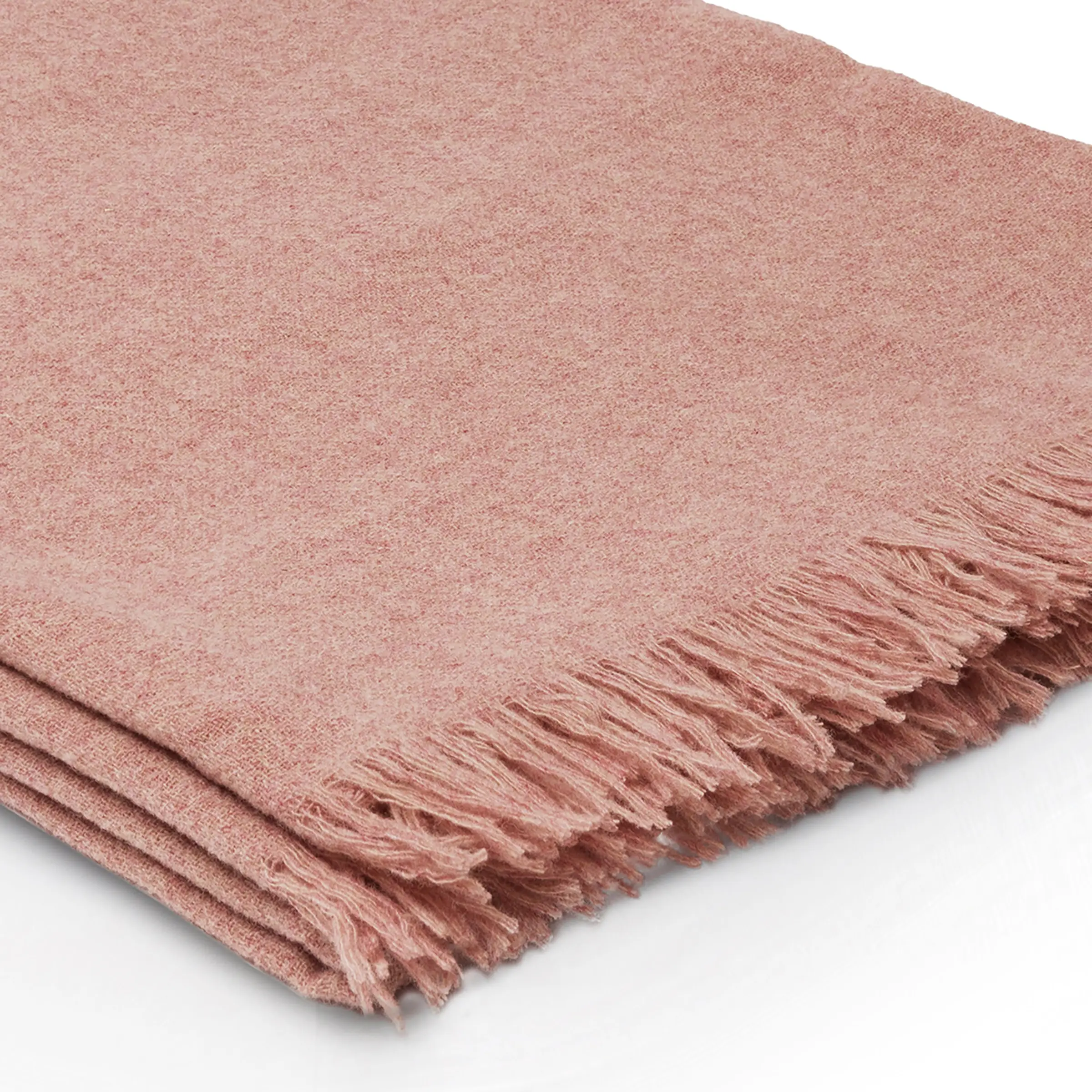 Mrs.Me Plaid Fly Stonewashed Lamswol Rose 150 x 200 cm