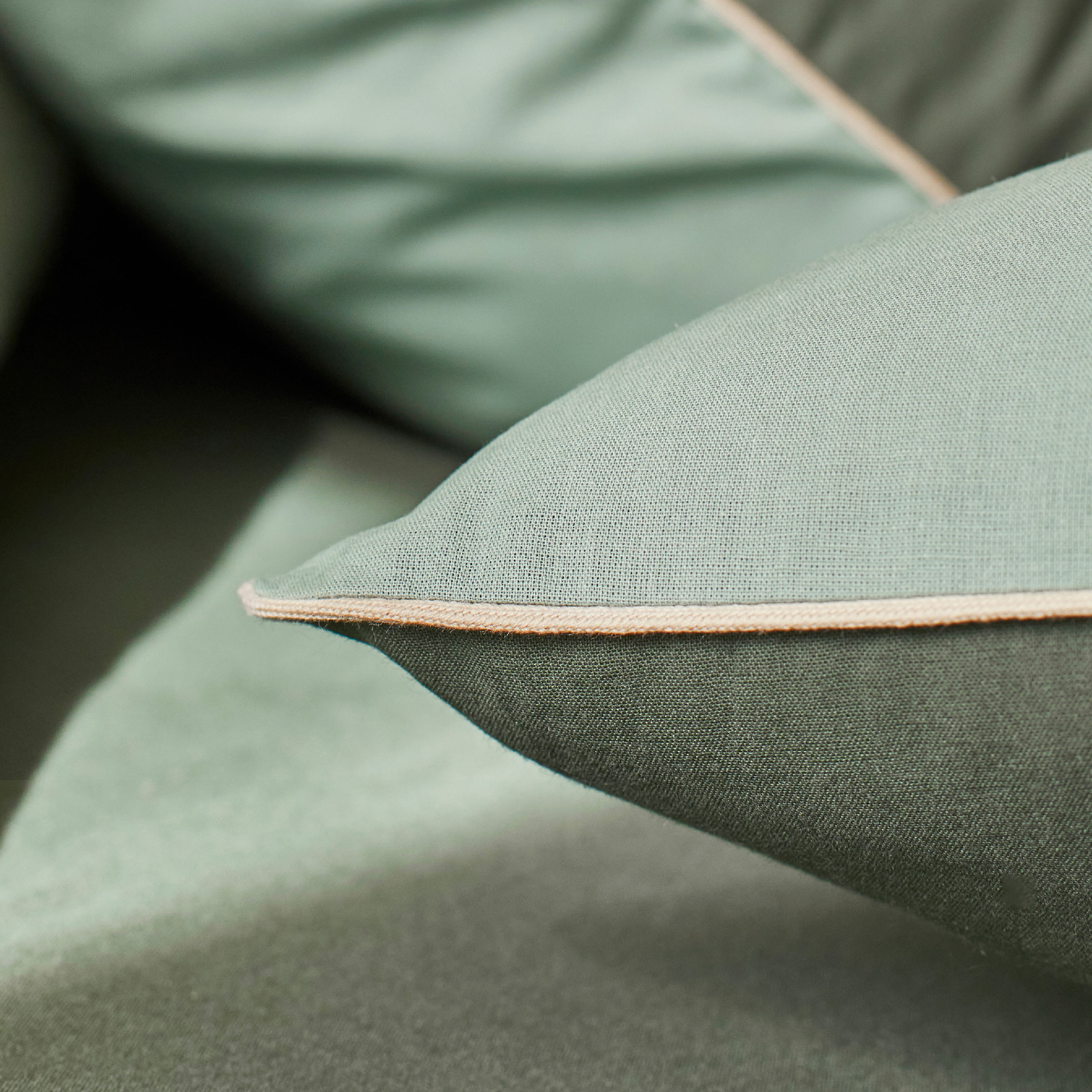 Essix Kussensloop Bons Jours Katoen 145TC Palme - Aloe