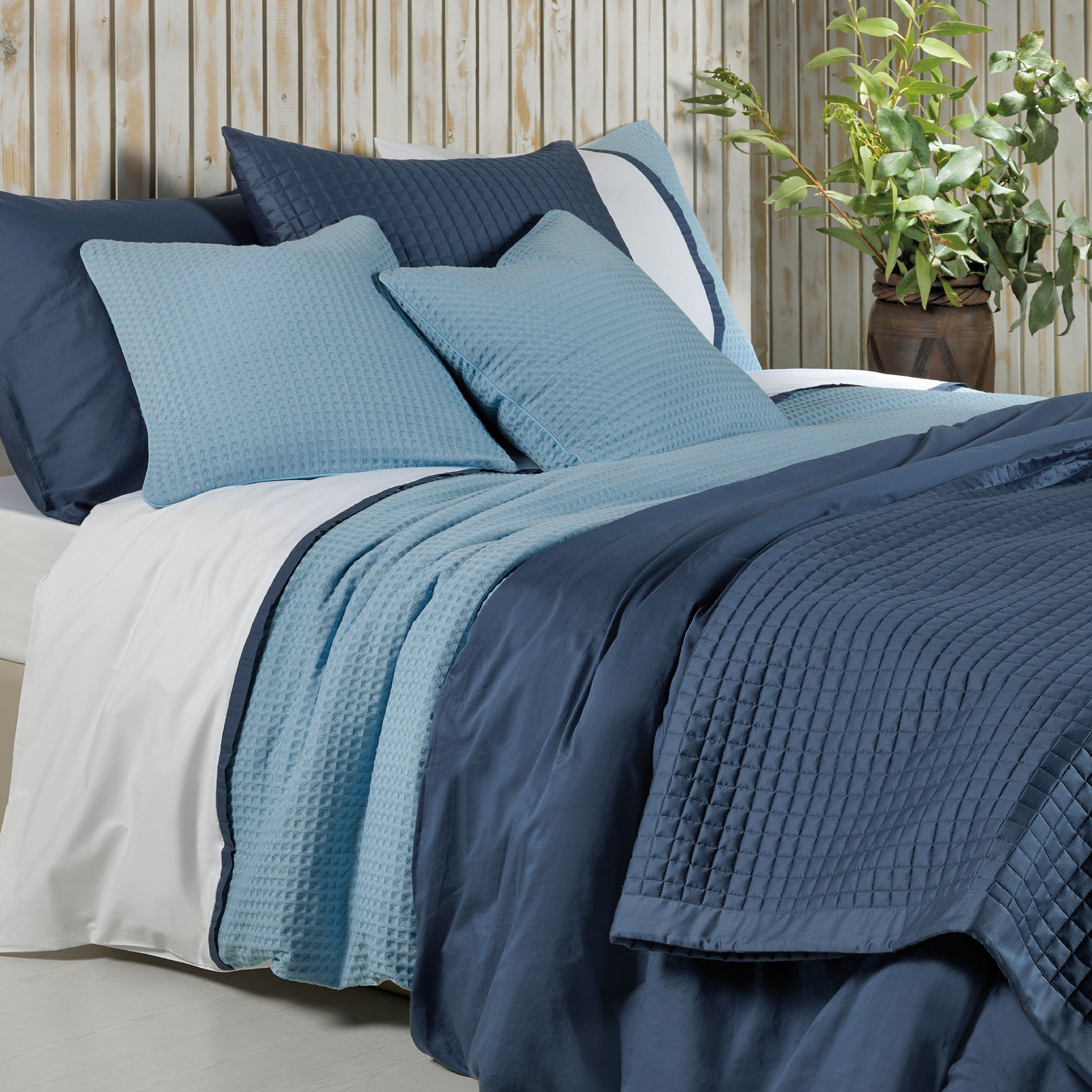 Dommelin Sprei Bari Katoen Navy