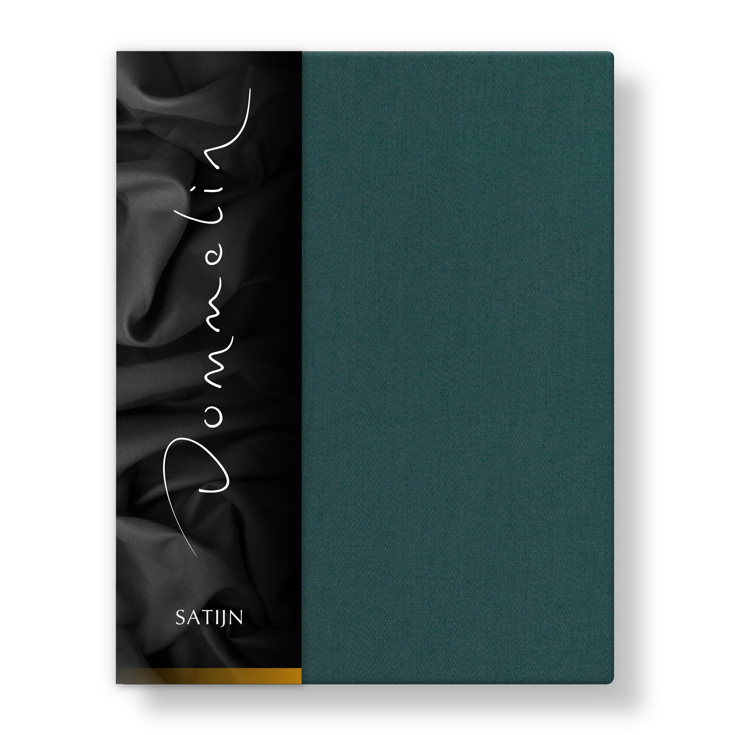 Dommelin Split Hoeslaken Satijn 300TC Antiekgroen