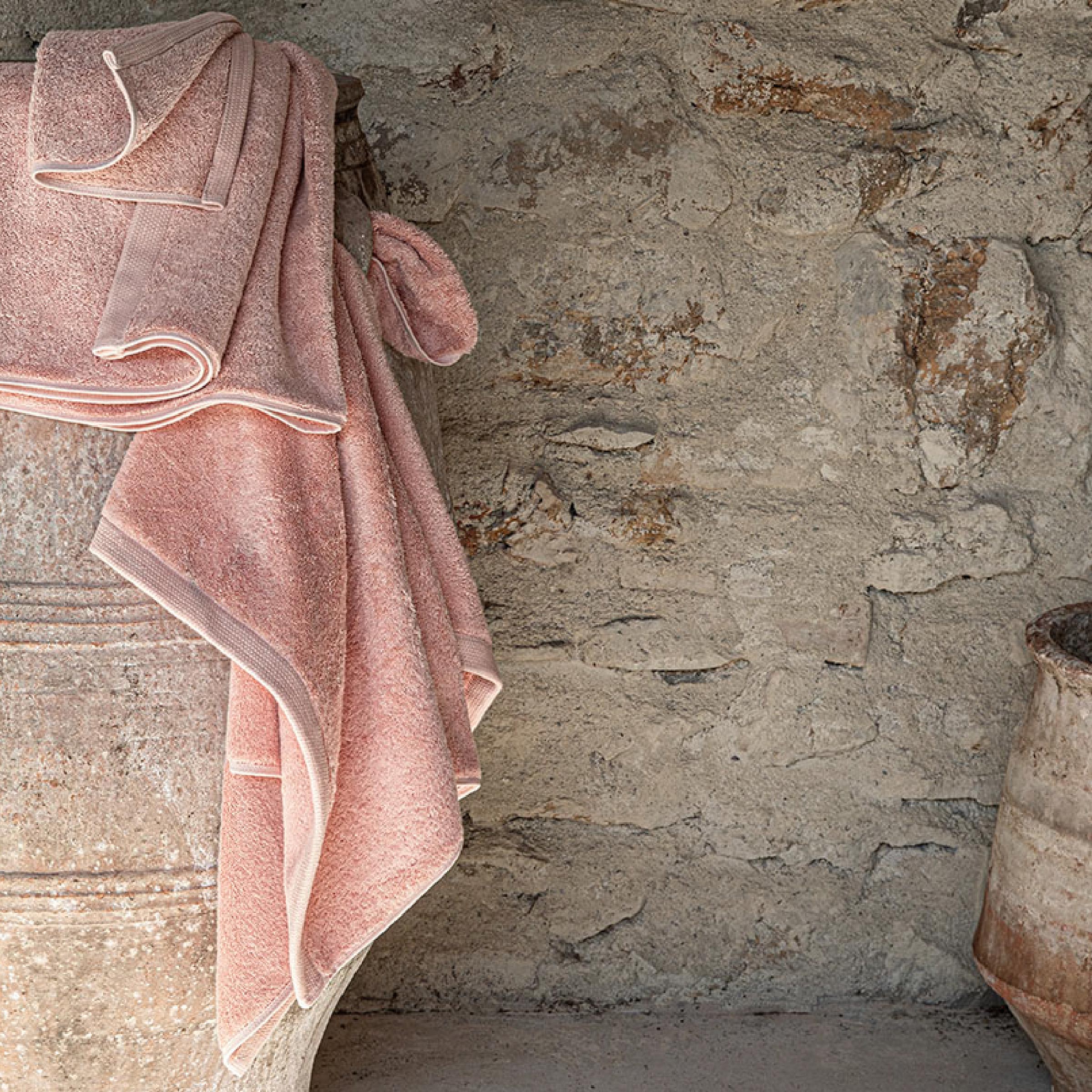 Alexandre Turpault Gezichtsdoekje Essentiel Organic Katoen 650 gr/m2 Nude 30 x 30 cm