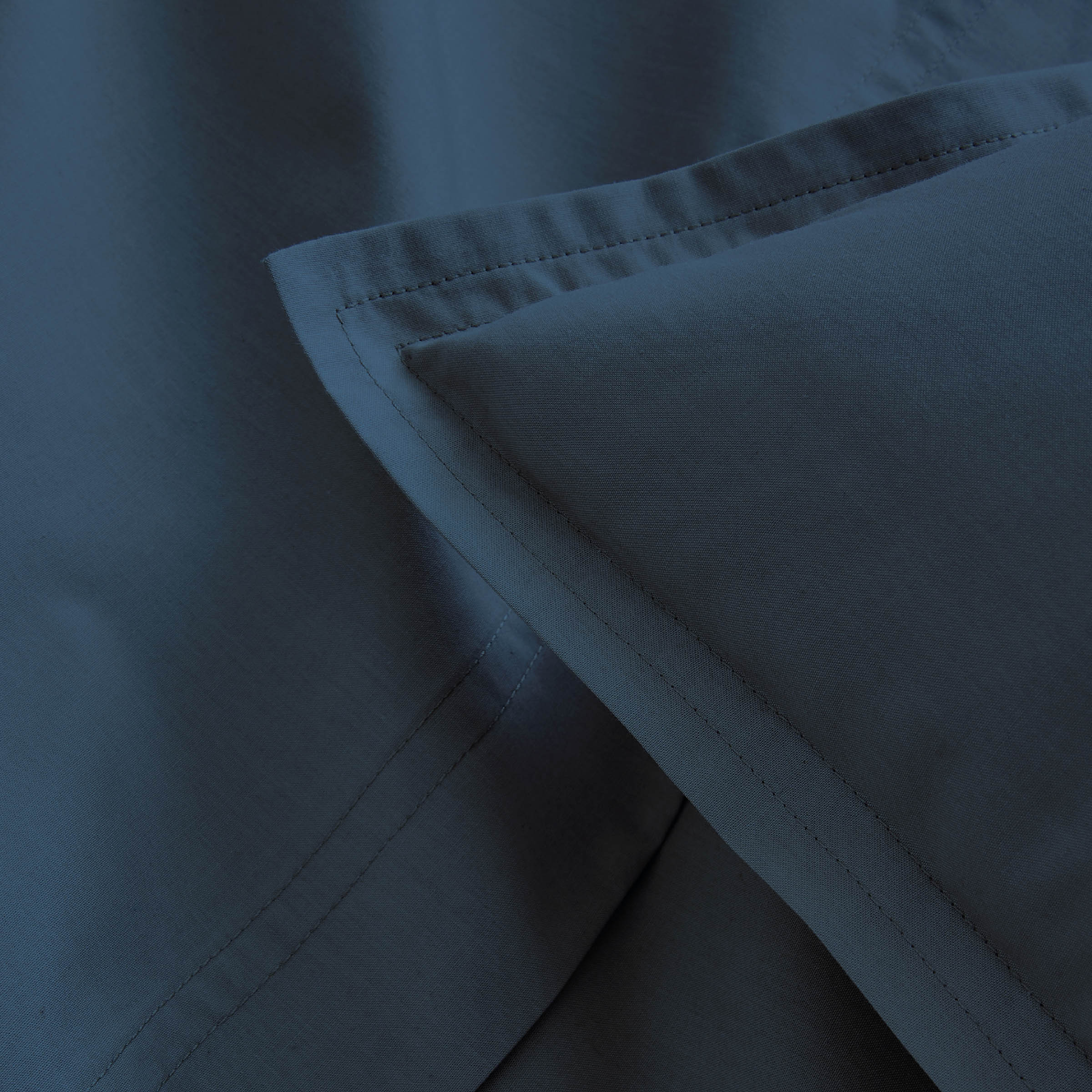 Essix Kussensloop Premiere Percal 200TC Bleu Nuit