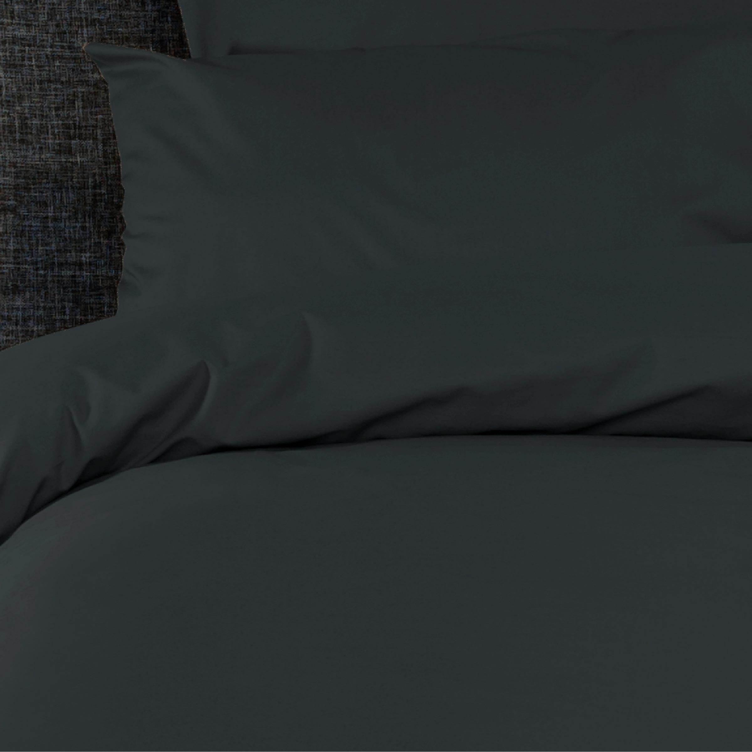 Dommelin Dekbedovertrek Percal 200TC Donkergrijs