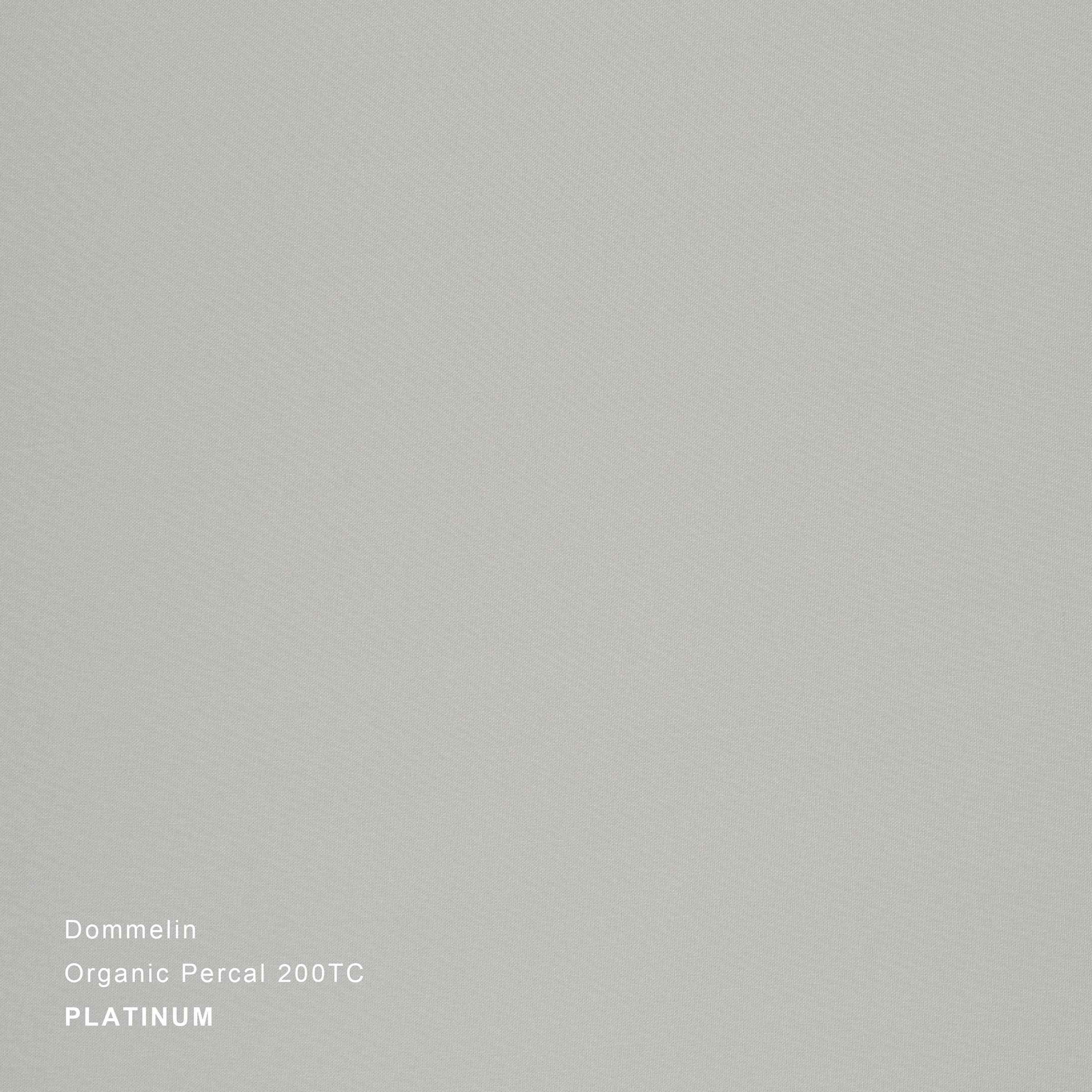 Dommelin Kussensloop Organic Percal 200TC Platinum 