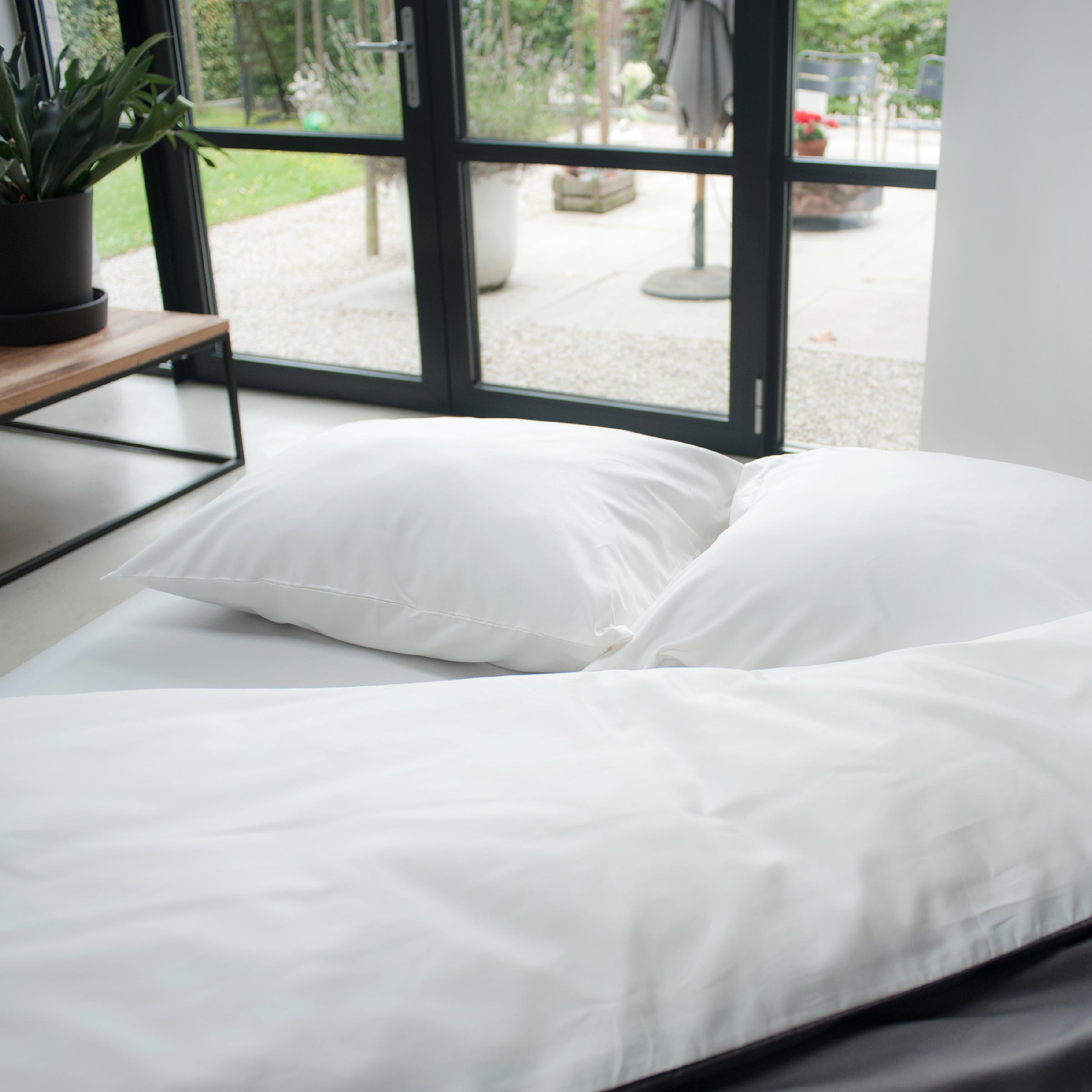 Dommelin Dekbedovertrek Set Satijn 600TC Wit