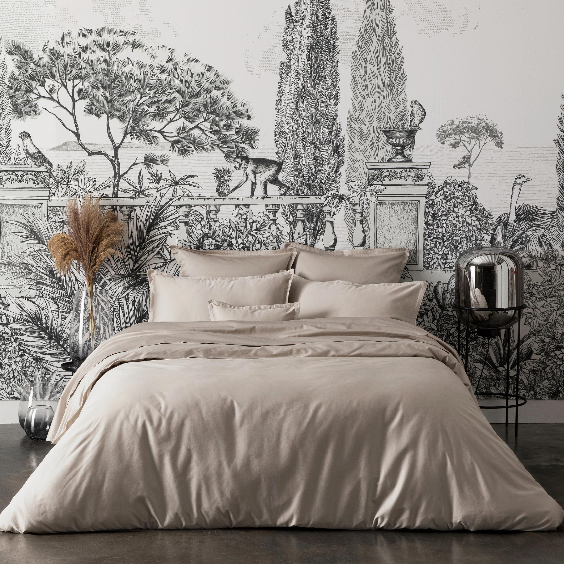 Alexandre Turpault Dekbedovertrek Teophile Organic Satijn 300TC Gazelle