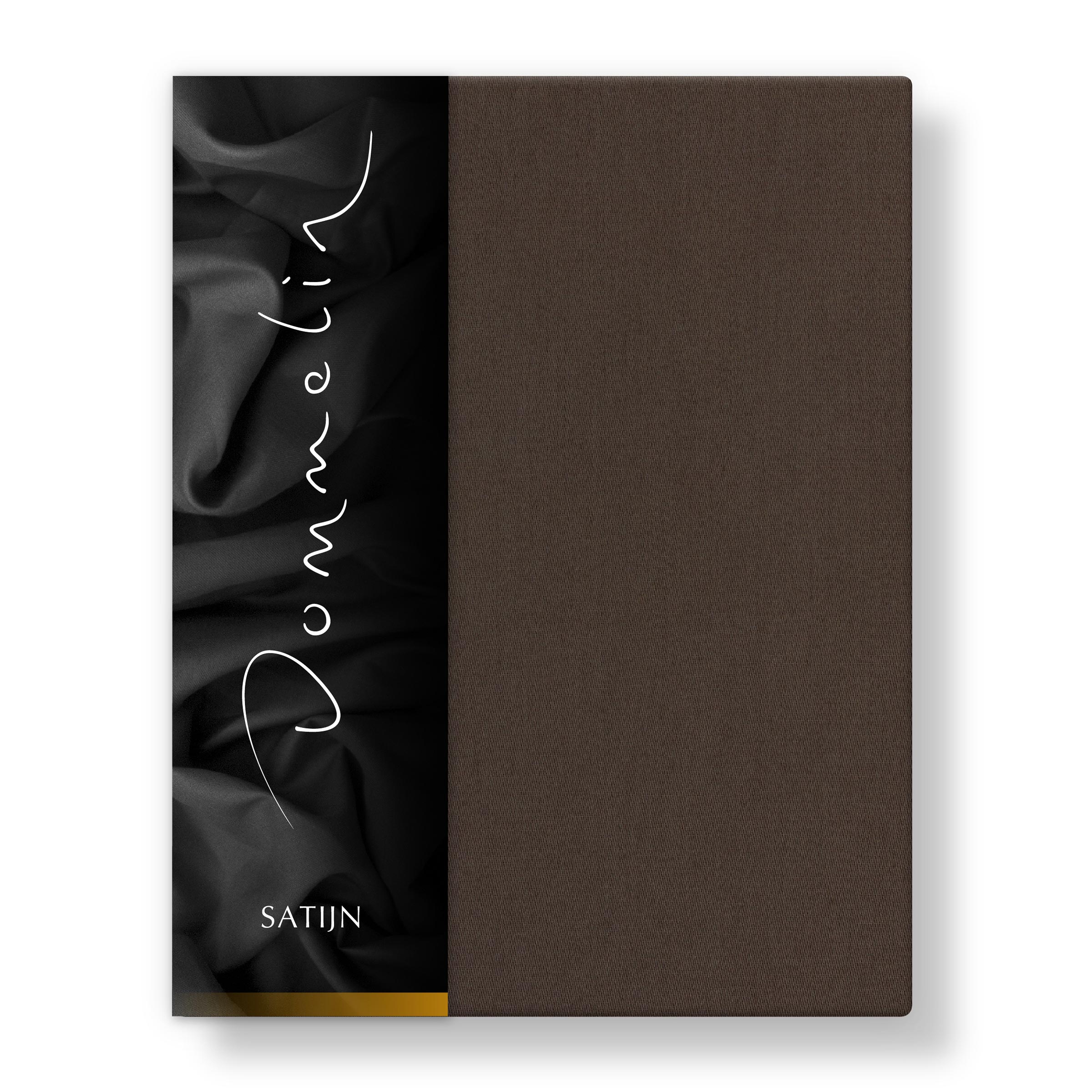 Dommelin Split Topper Hoeslaken Satijn 300TC Bruin