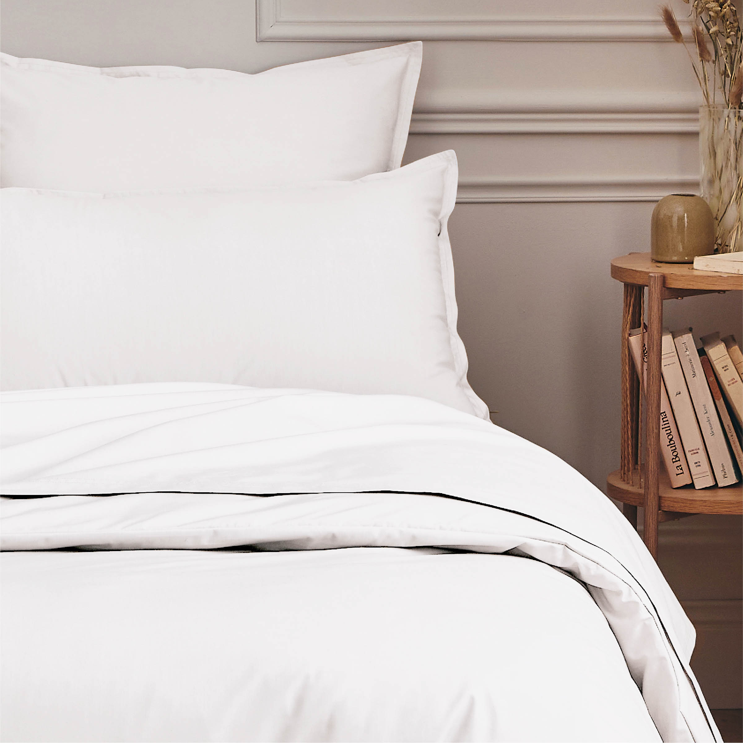 Essix Dekbedovertrek Set Premiere Percal 200TC Wit 