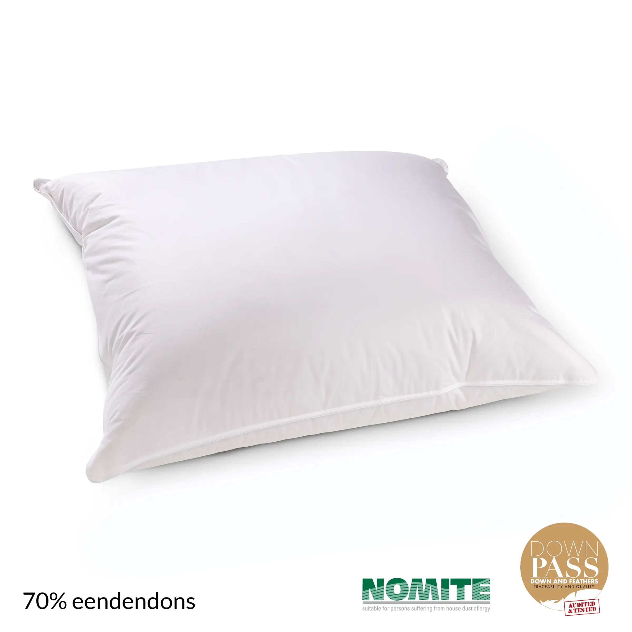 Jonk Kussen Vital 70% Eenden Dons Punt 60 x 70 cm