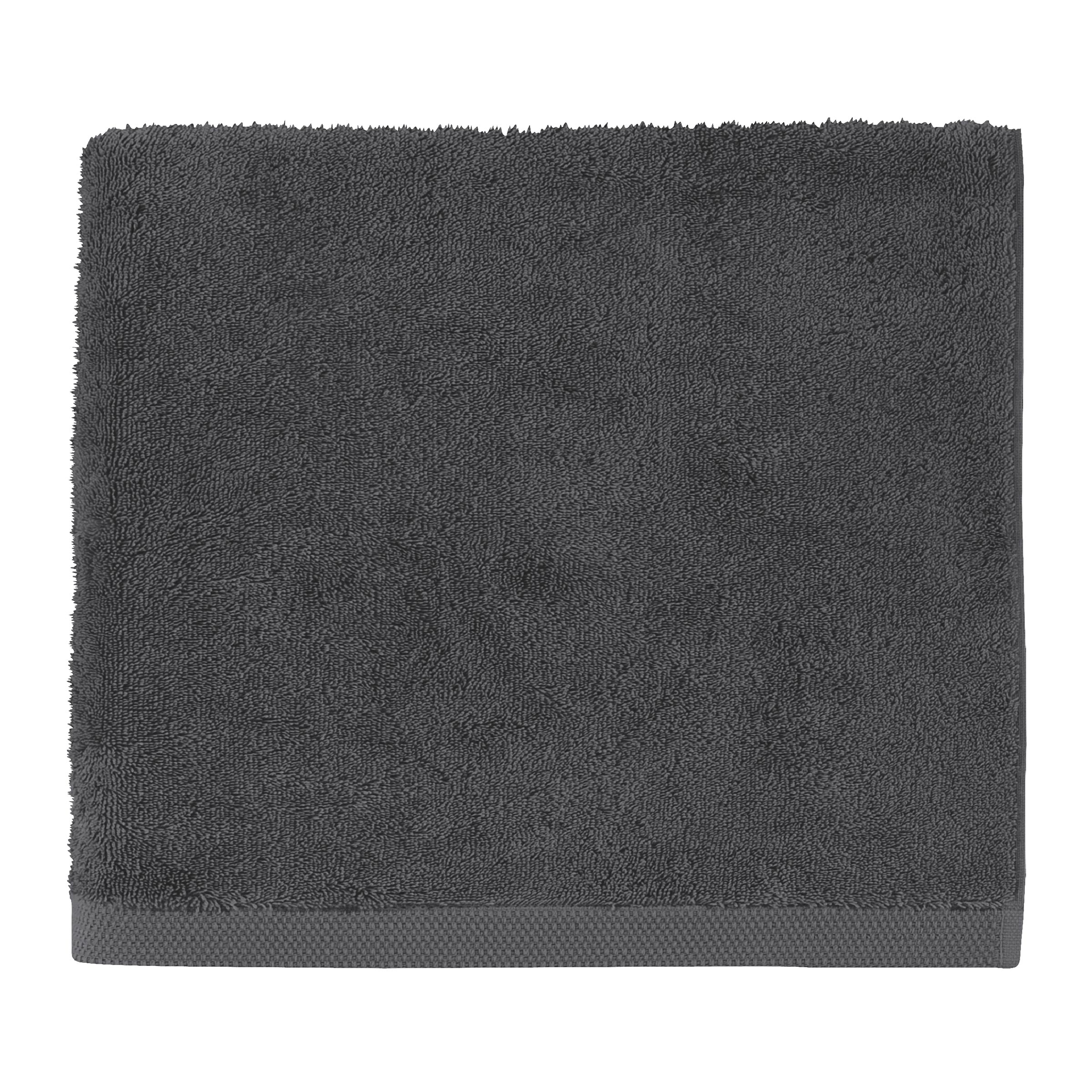 Alexandre Turpault Badlaken Essentiel Organic Katoen 650 gr/m2 Graphite 100 x 160 cm