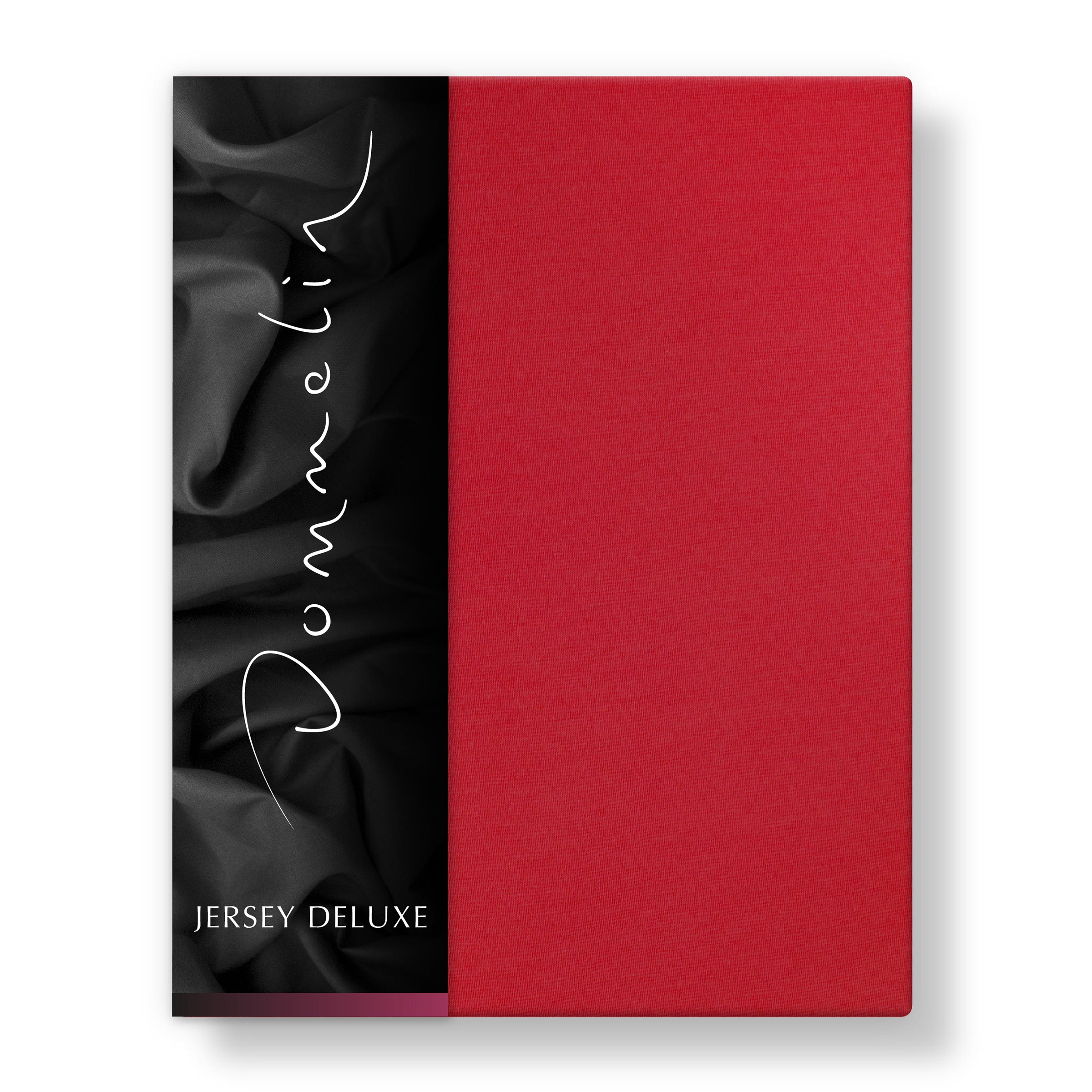 Dommelin Dubbel Split Hoeslaken Jersey Deluxe Rood  