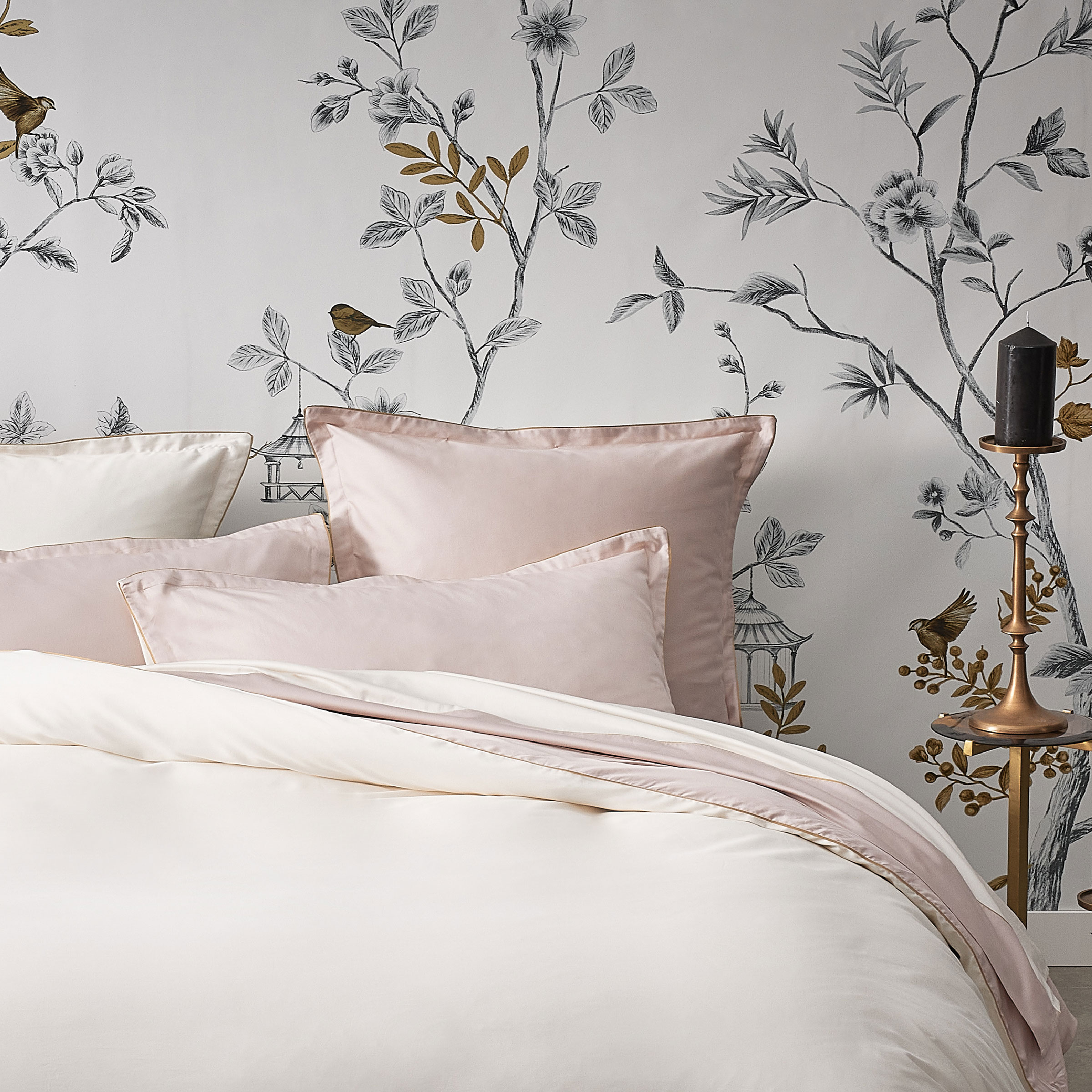 Alexandre Turpault Laken Nobel Organic Satijn 300TC Pink Dew - Hermine