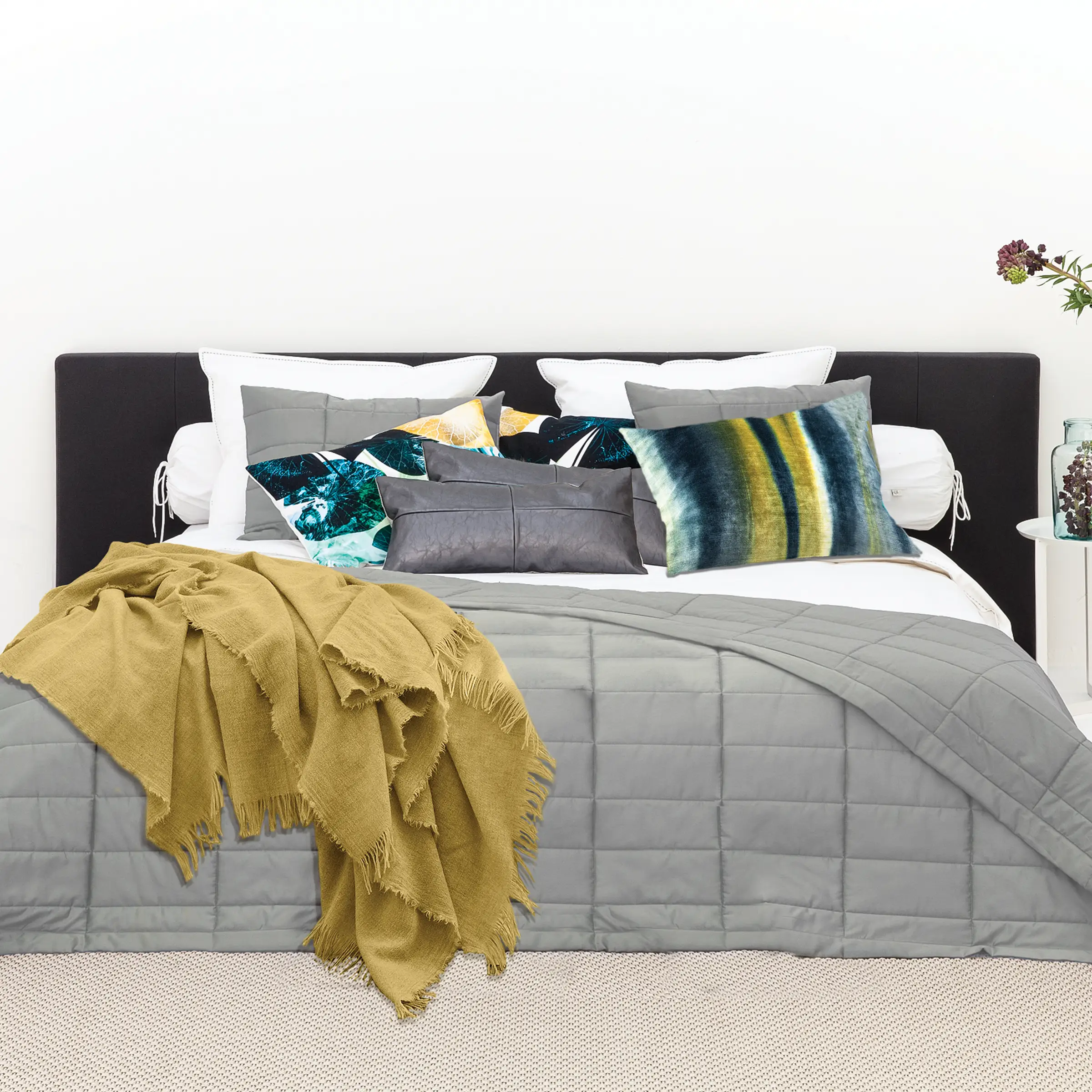 Mrs.Me Dekbedovertrekset Couture Satijn 600TC Wit