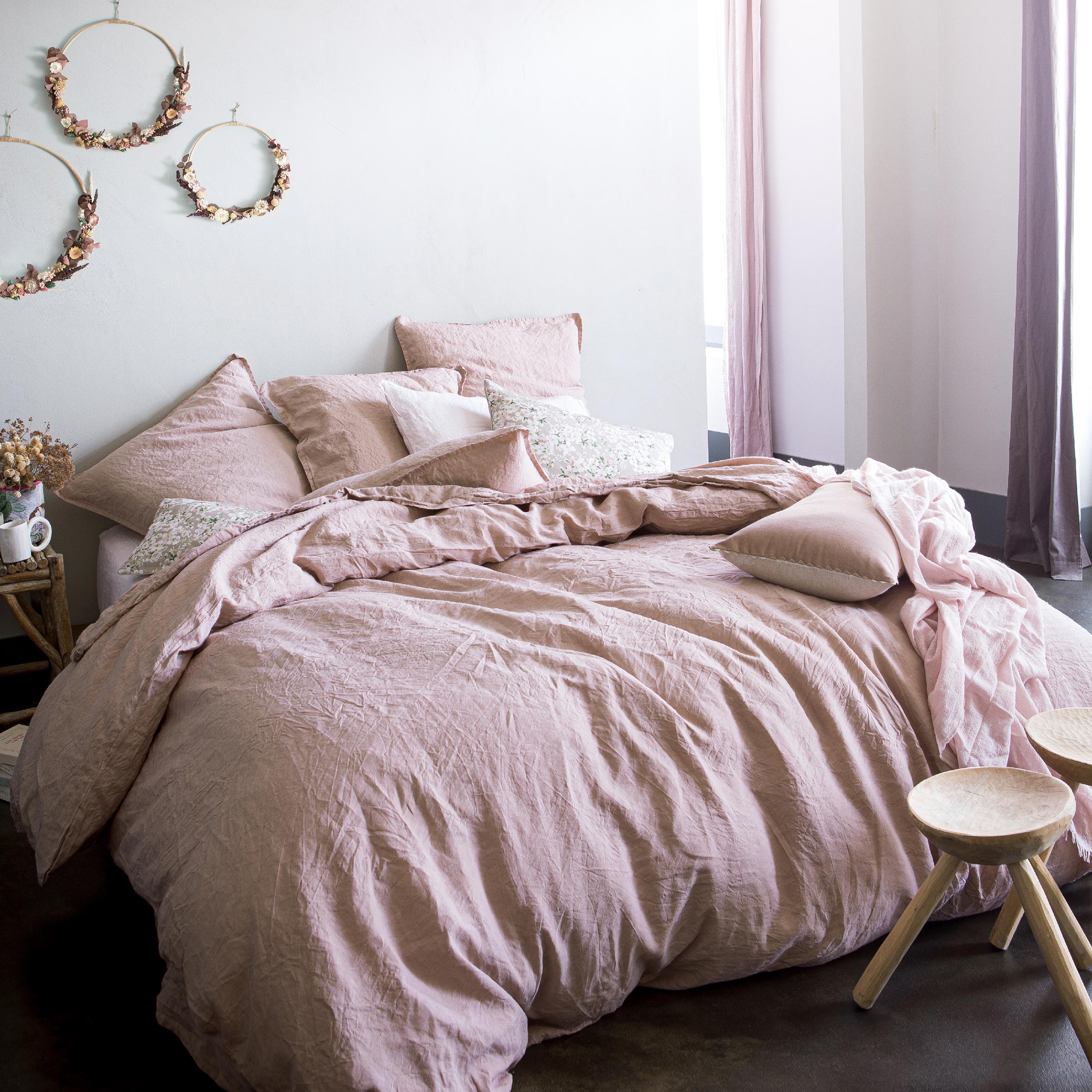 Alexandre Turpault Hoeslaken Nouvelle Vague Stonewashed Linnen Boise