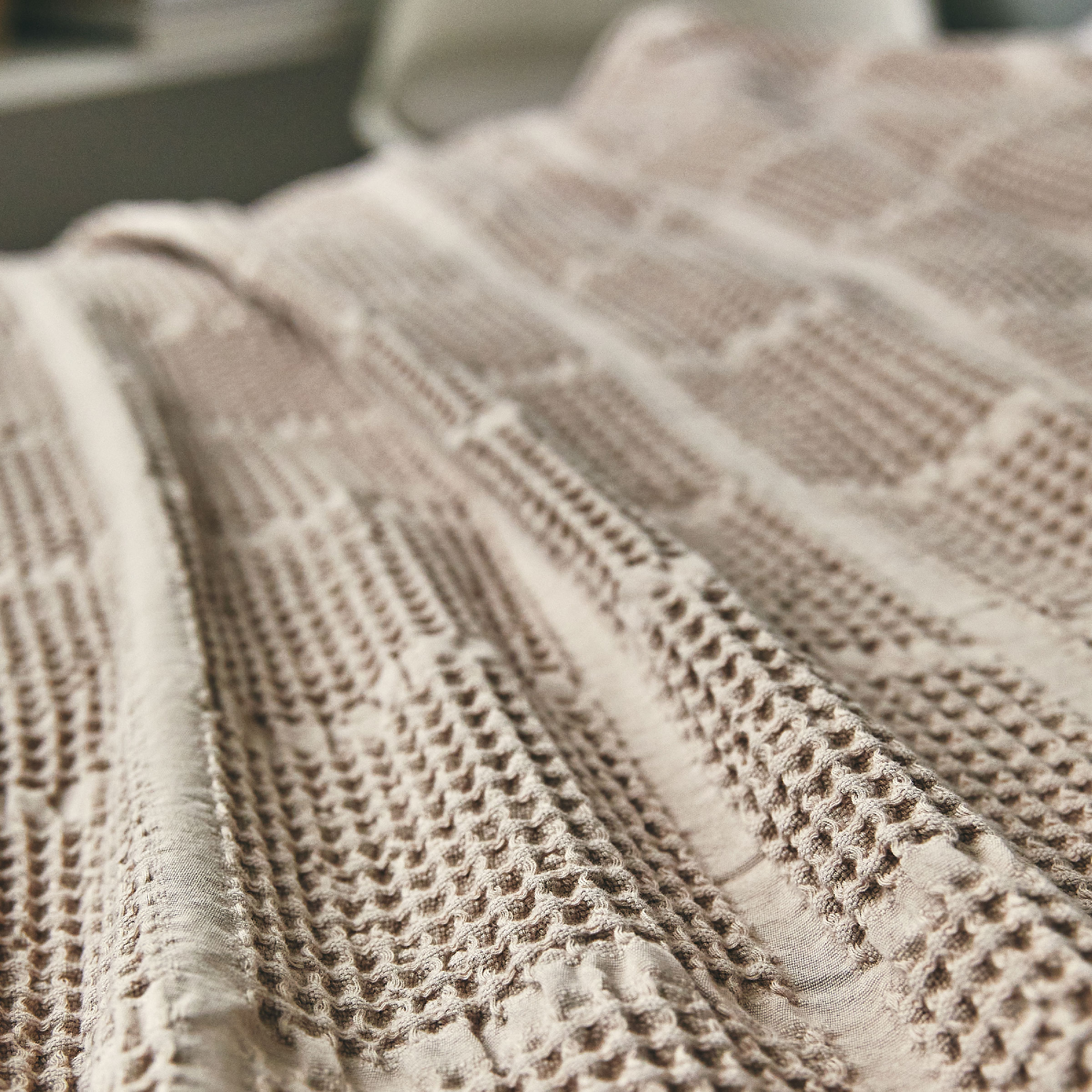 Essix Sprei Yogi Katoen Naturel 240 x 260 cm