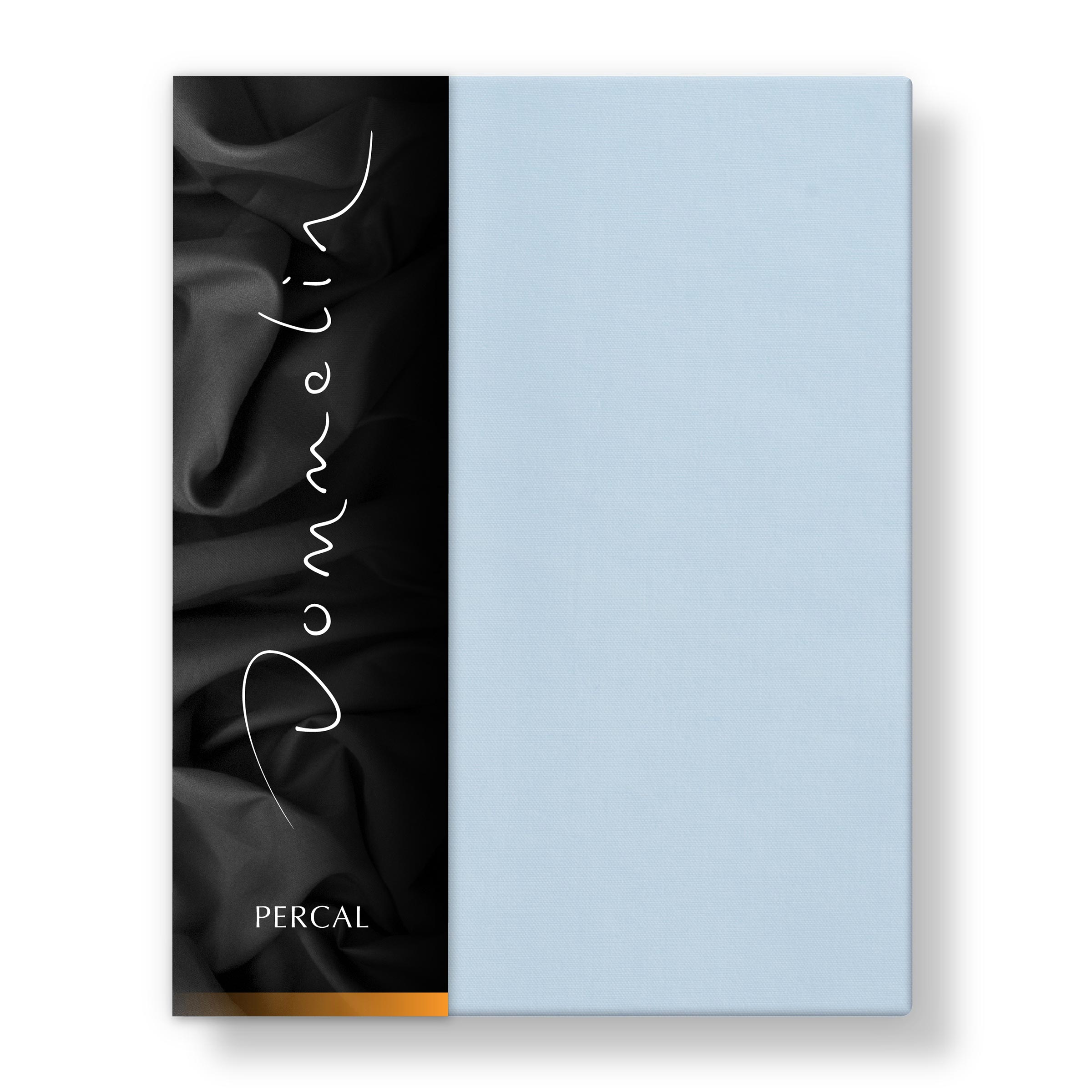 Dommelin Dubbel Split Topper Hoeslaken Percal 200TC Lichtblauw