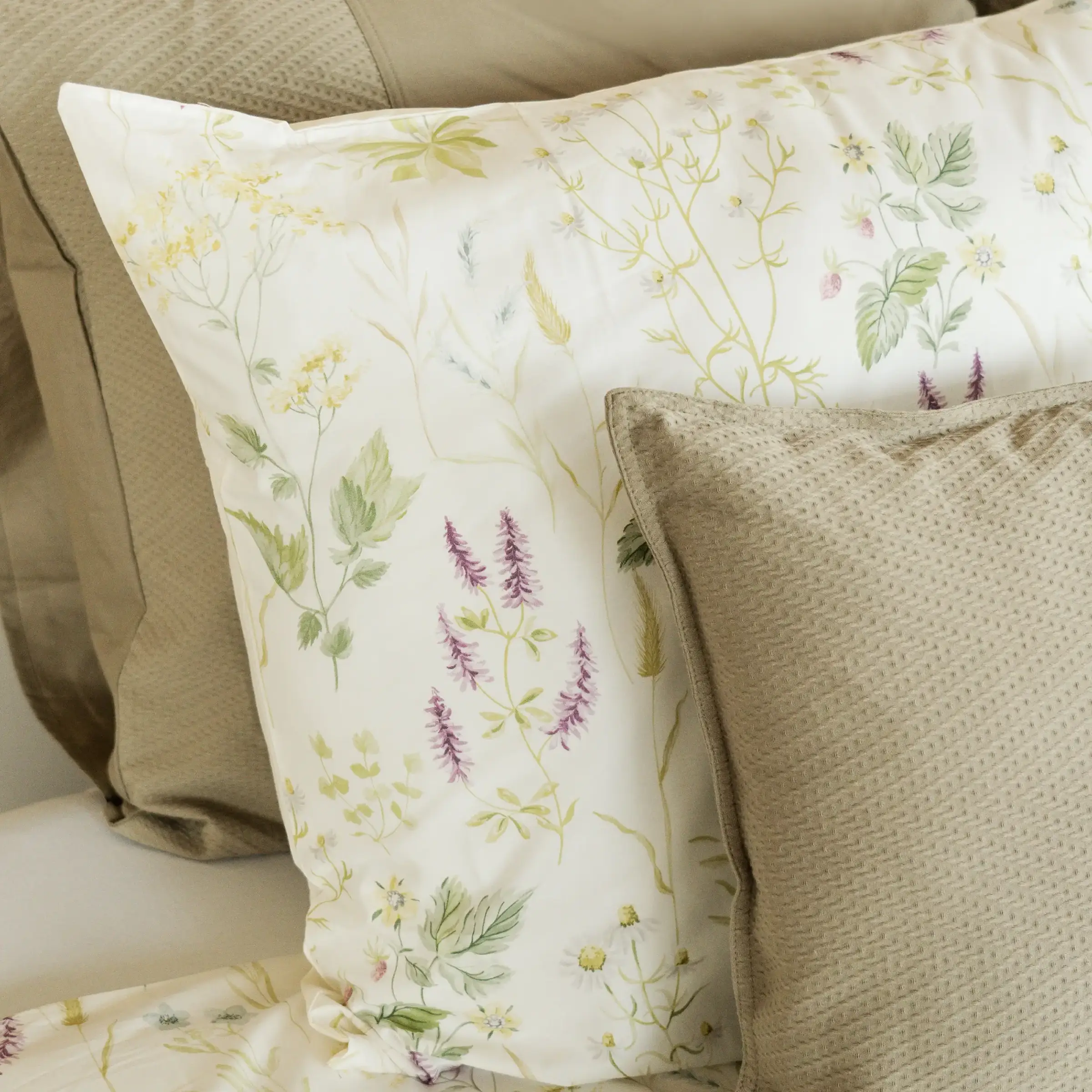 Dommelin Kussensloop Nature Percal Groen 60 x 70 cm