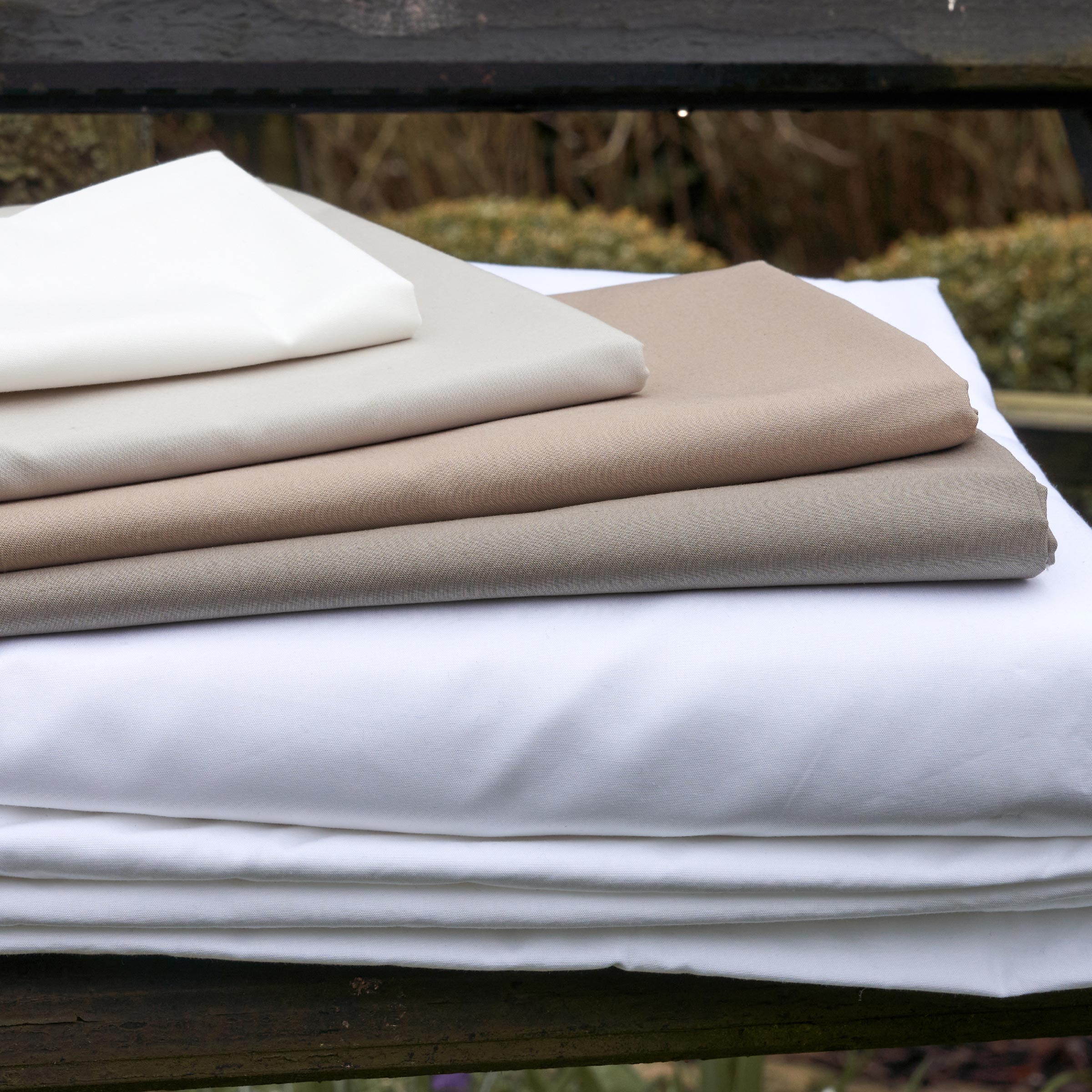 Dommelin Laken Organic Percal 200TC Wolwit