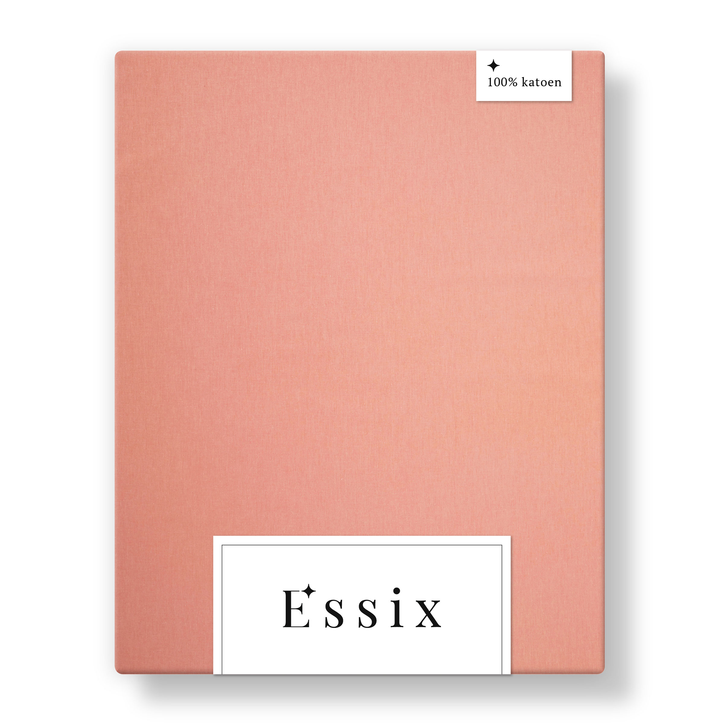 Essix Hoeslaken Tout Doux Katoen 145TC Rose Solaire